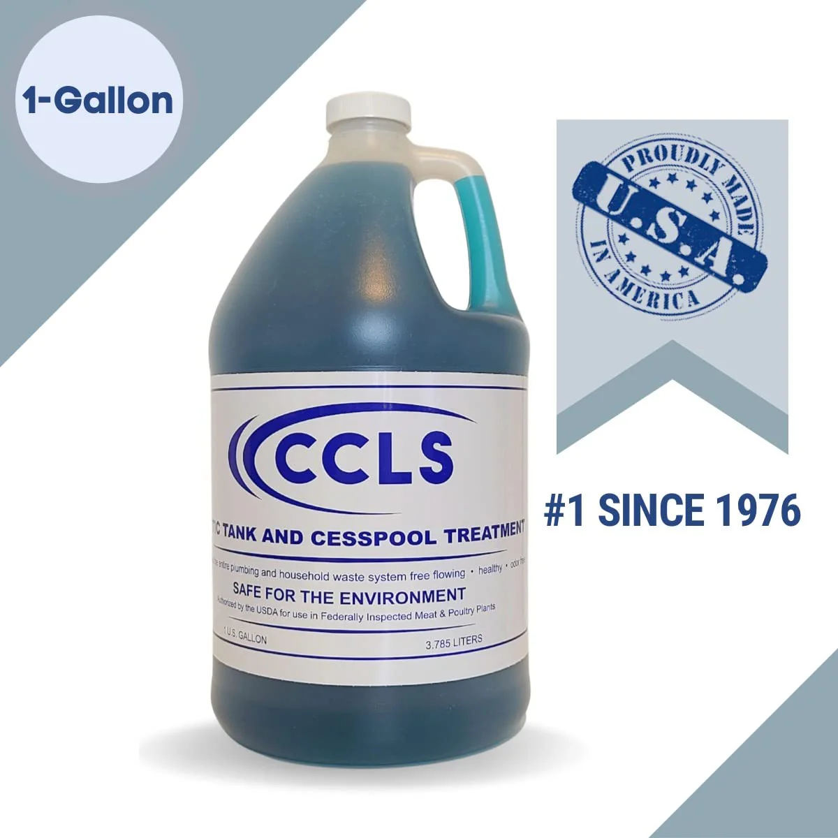 ccls Septic Tank and Cesspool Treatment Additive/Organic Enzyme Producing Bacteria/Non-toxic/Non-Hazardous/Non-Corrosive (1-Gallon) - Image 5