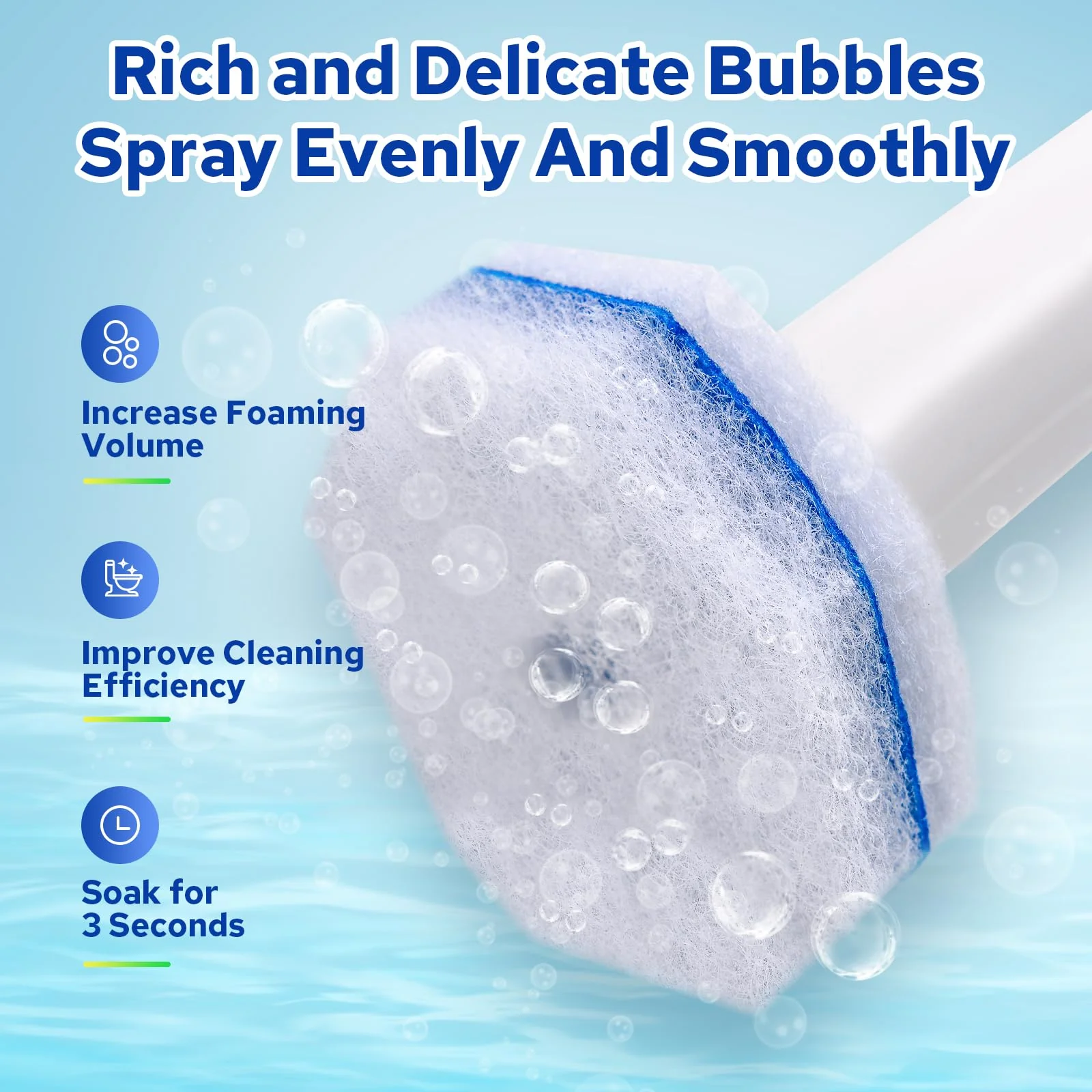 Cecailin® 60pcs Disposable Toilet Brush. Bathroom Cleaning. Disposable Bowl Cleaners Compatible with Most Toilet Brushes - Image 5