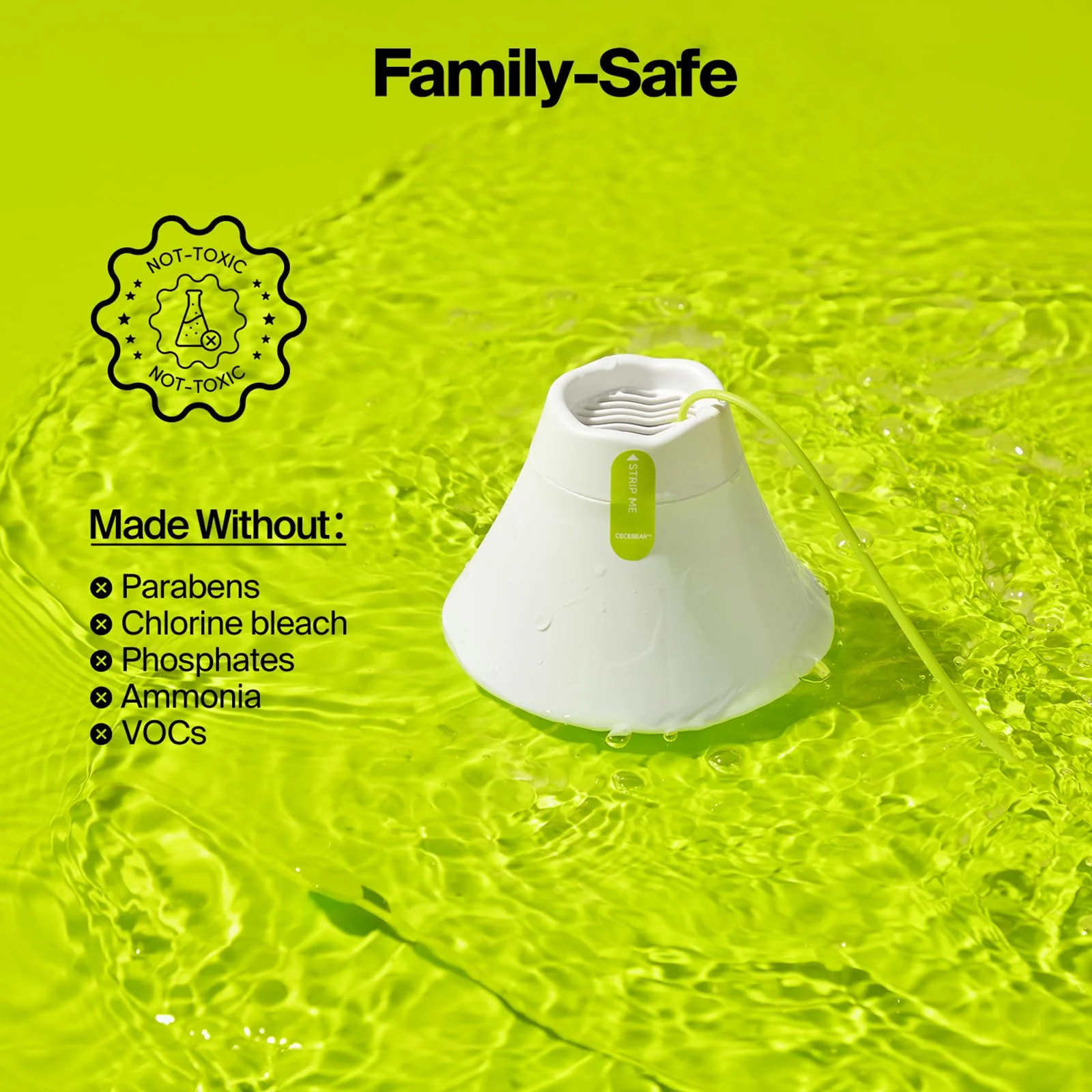 CECEBEAR In-Tank Toilet Cleaner Bottle, Automatic Toilet Bowl Cleaners for Hard Water Stains, Septic System Friendly, Long Lasting Up to 180 Days / 1000+ Flushes - Image 6