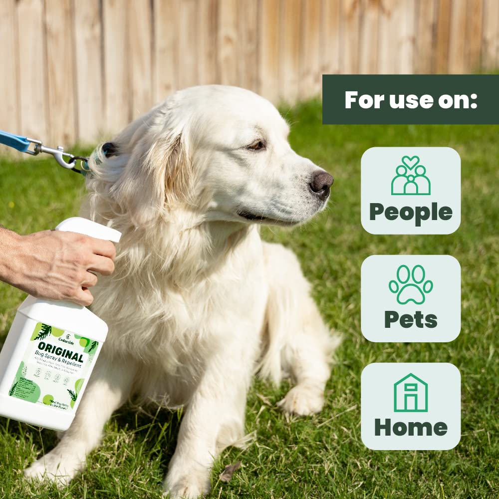 Cedarcide Original Bug Spray | Repel & Kill Fleas, Ticks, Mosquitoes, Mites, Ants & Chiggers | for use on People, Pets & Home | Natural Cedar Oil | Large Size Kit - Image 9