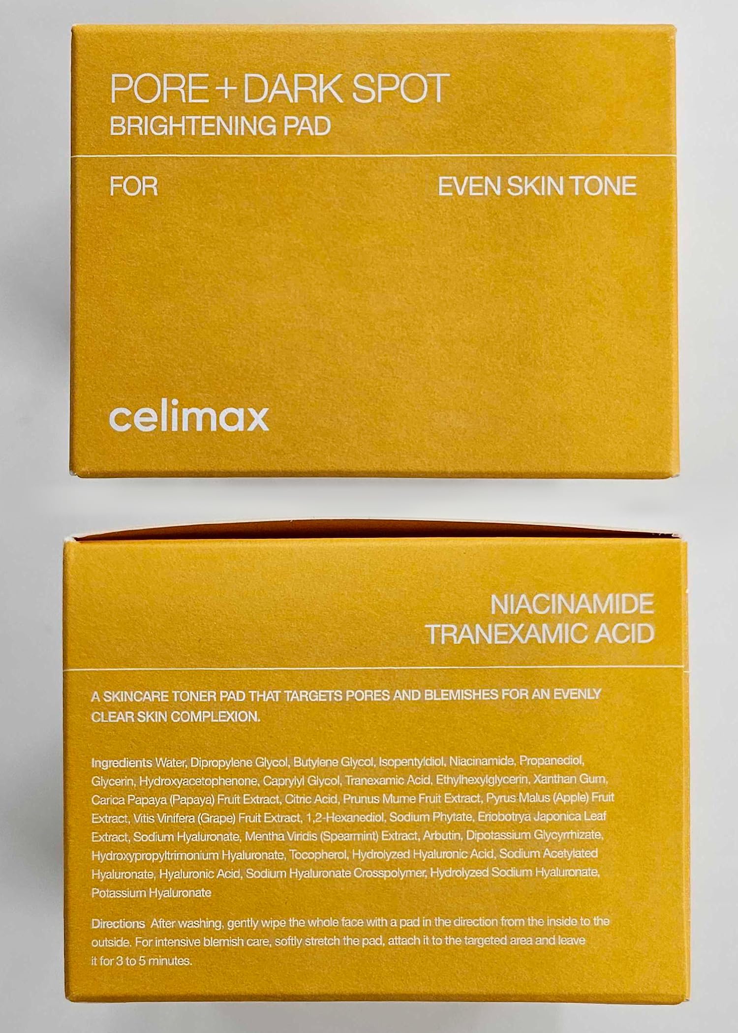 celimax Pore+Dark Spot Brightening Pad | Exfoliating Peeling Pads for Enlarged Pores, with Hyaluronic Acid, Pore Minimizer, Non-Irritating, Hydrating, For Sensitive Skin (40 pads) - Image 2