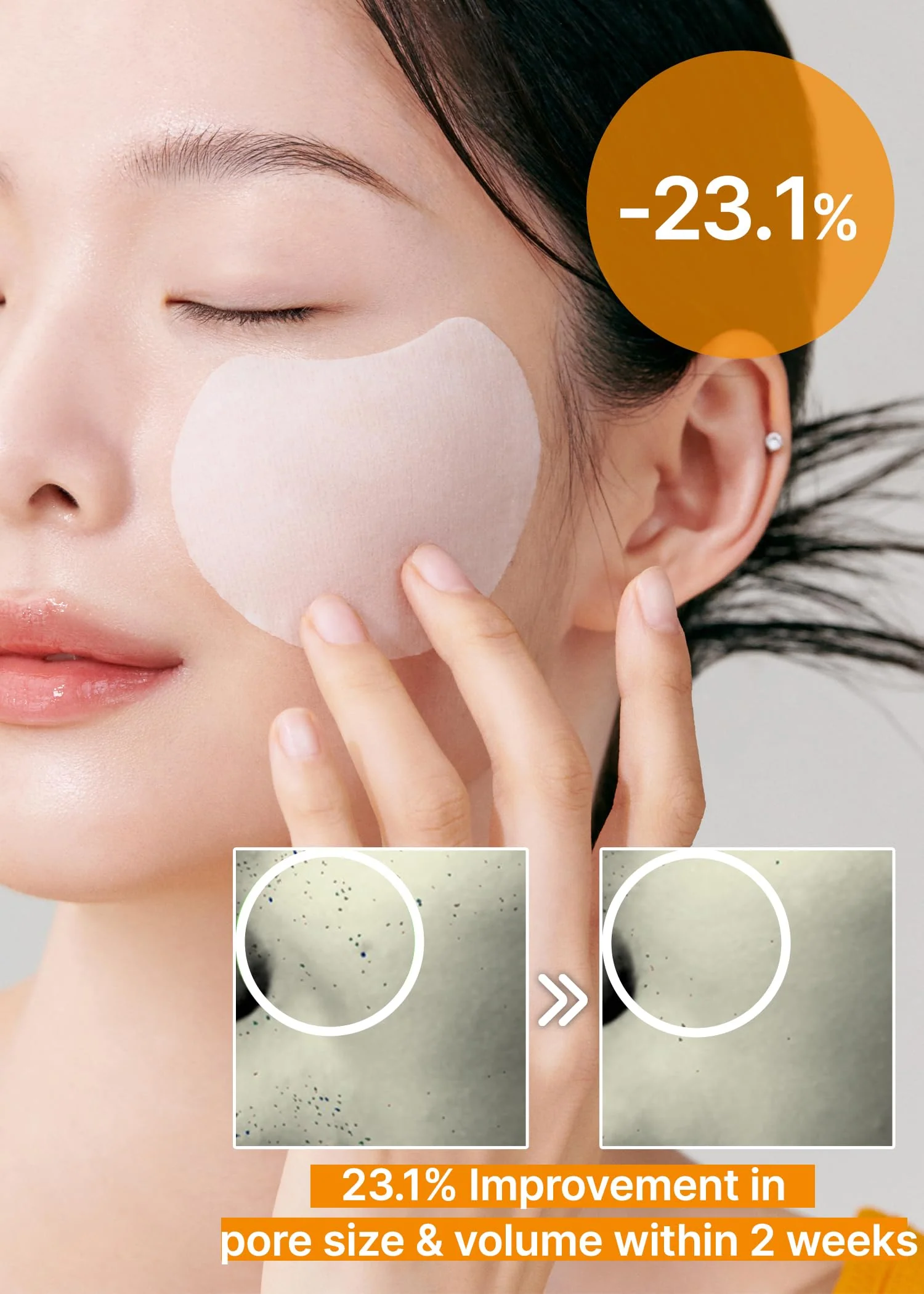 celimax Pore+Dark Spot Brightening Pad | Exfoliating Peeling Pads for Enlarged Pores, with Hyaluronic Acid, Pore Minimizer, Non-Irritating, Hydrating, For Sensitive Skin (40 pads) - Image 5