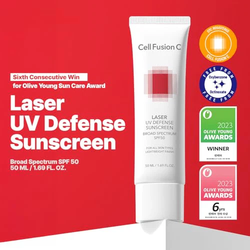 Cell Fusion C Laser UV Defense Face Sunscreen SPF 50, PDRN & 6 Ceramides, Broad Spectrum Korean Sunscreen for Face, Soft Matt Finish, 50ml / 1.69 fl.oz - Image 9