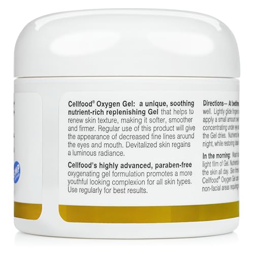 Cellfood Oxygen Gel, 2 fl oz - Nutrient Rich - Provides Moisture & Protection, Decreases Appearance of Fine Lines - Aloe Vera, Lavender Blossom Extract, Cellfood & Glycerine - Hypoallergenic, Non-GMO - Image 7