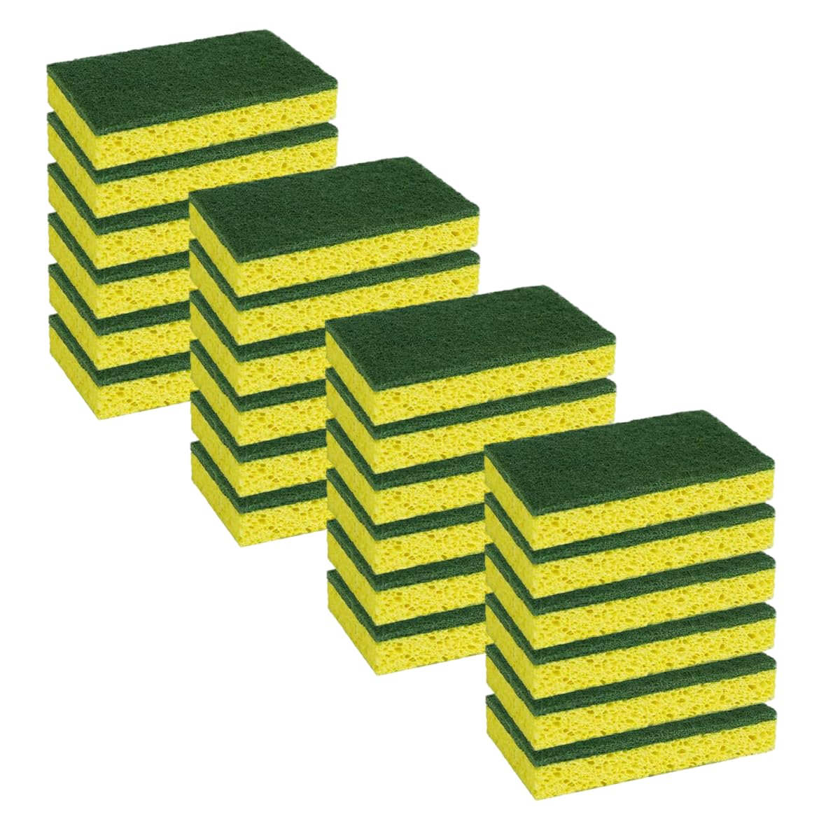 CELOX Non-Scratch Scrub Sponge for Washing Dishes, Yellow, 24Pack - Image 2