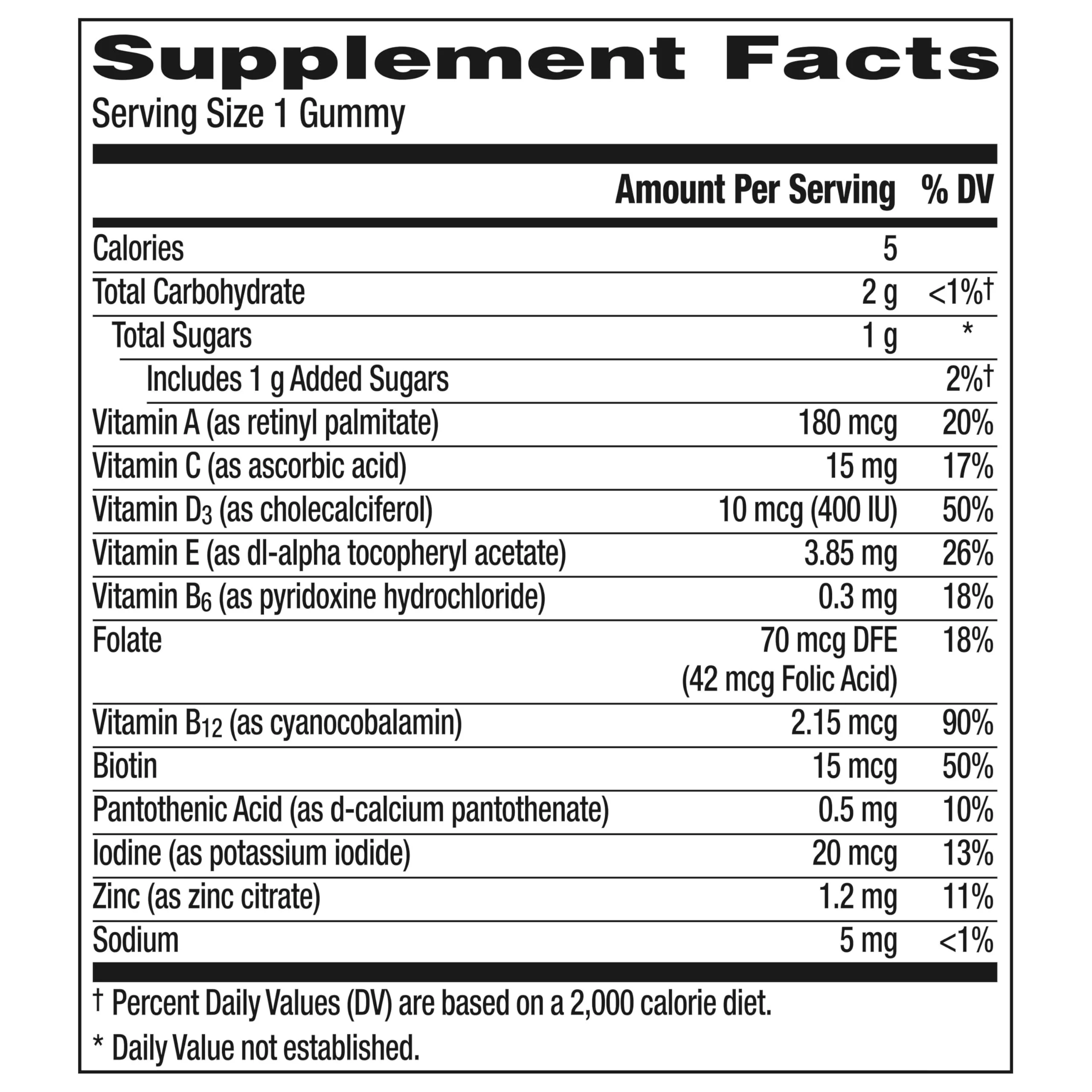 Centrum Kids Multivitamin Gummies, Tropical Punch Flavor Made With Natural Flavors, Stocking Stuffer, 150 Count, 150 Day Supply - Image 9