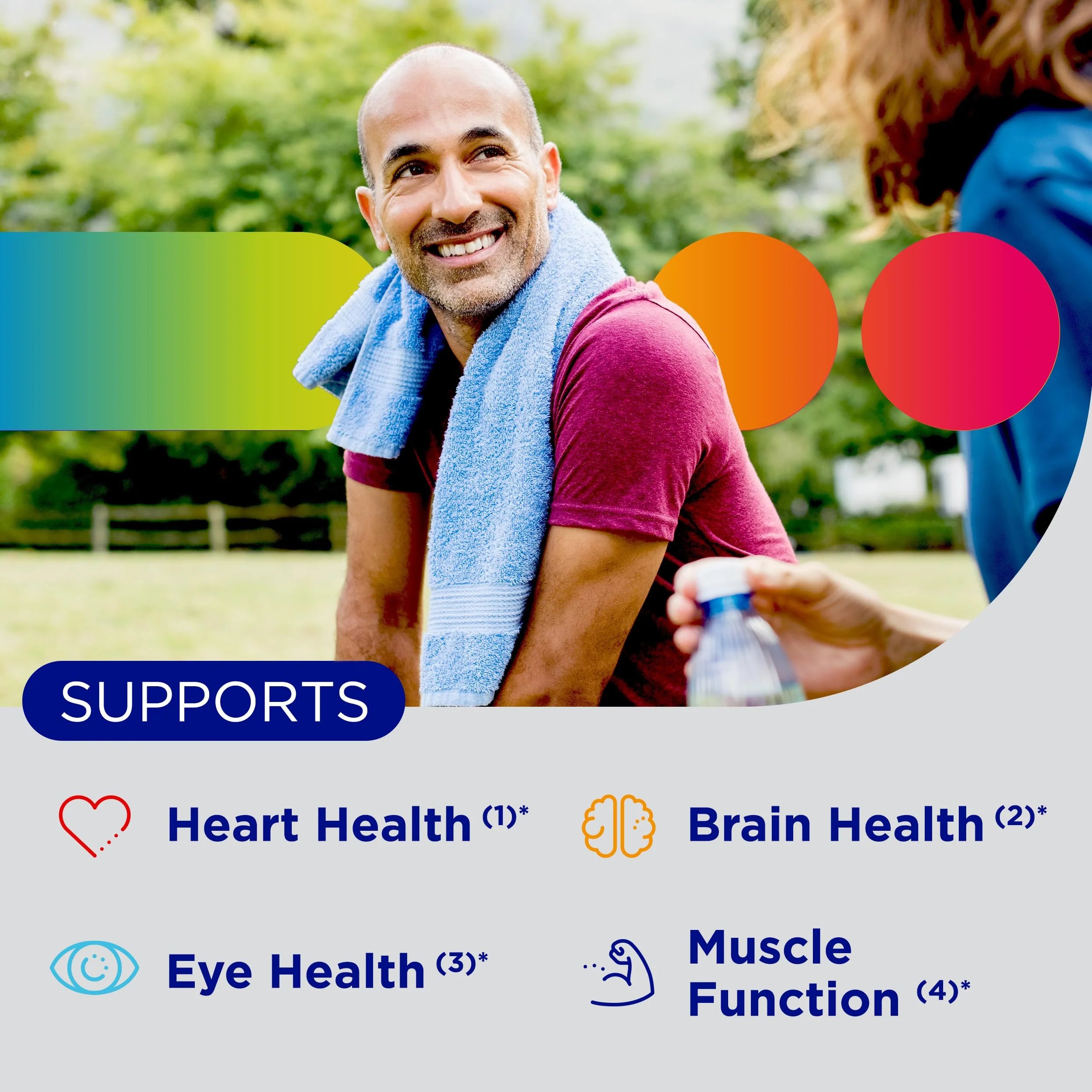 Centrum Silver Multivitamin for Men 50 Plus, Multimineral Supplement, Vitamin D3, B-Vitamins and Zinc, Gluten Free, Non-GMO Ingredients, Supports Memory and Cognition in Older Adults - 100 Ct - Image 3