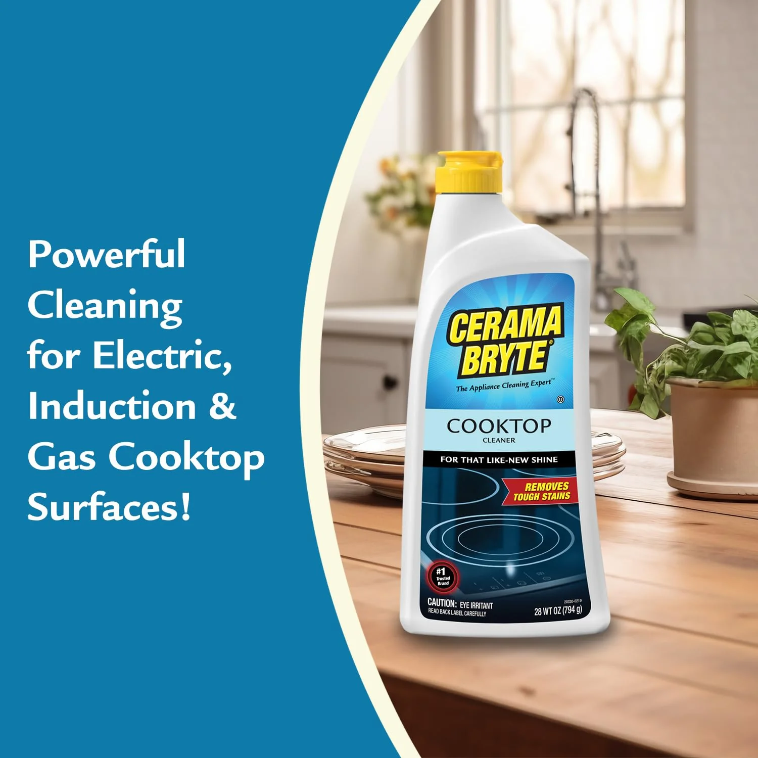 Cerama Bryte Daily Spray Cooktop and Stove Top Cleaner for Glass & Pads Combo Kit - Ceramic Surfaces, 16 Fluid Ounces, 4 Piece Set - Image 3
