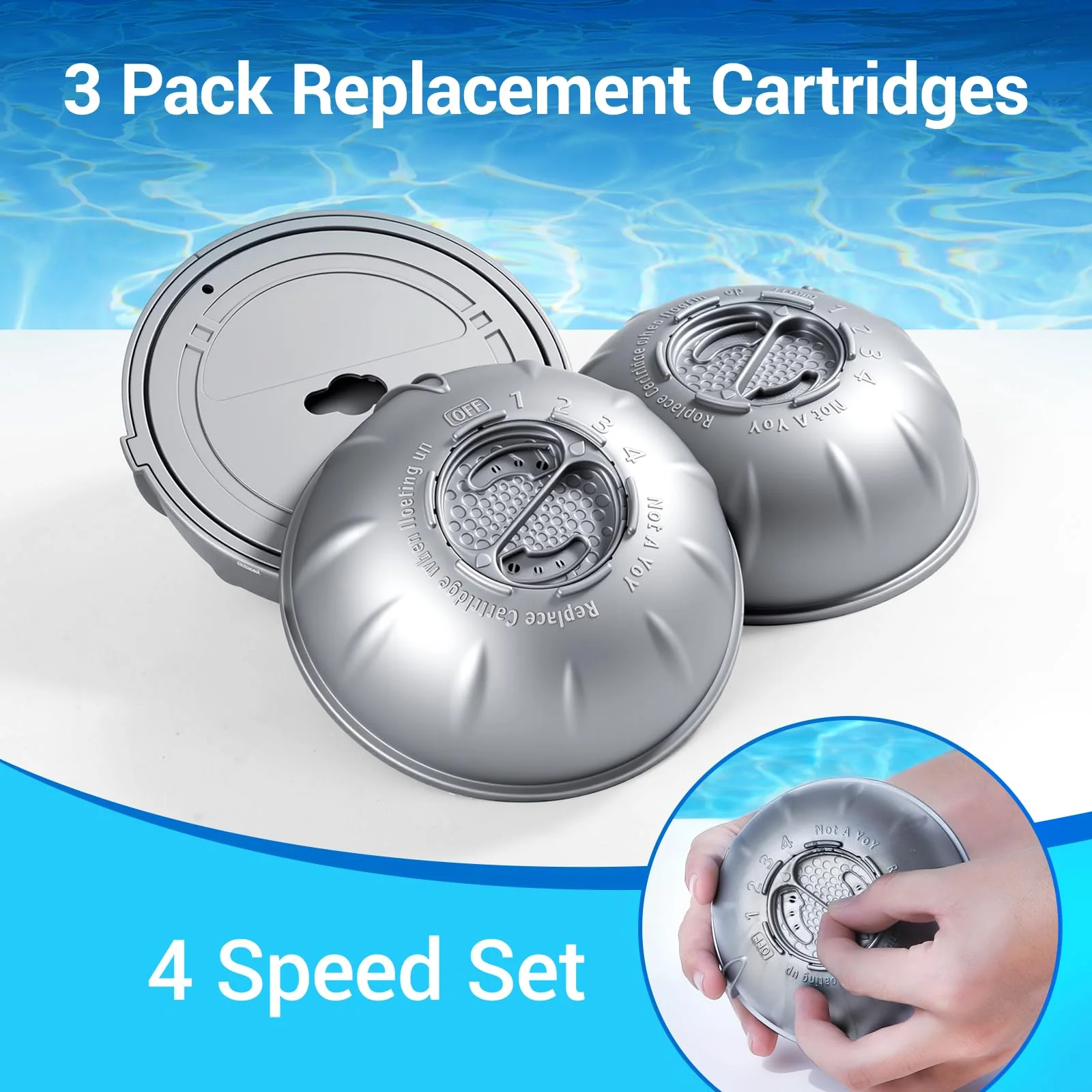 CGECGE Hot Tub Cartridges Replacement for Frog Ease Floating System UP to 600 Gallons,3 Packs - Image 5