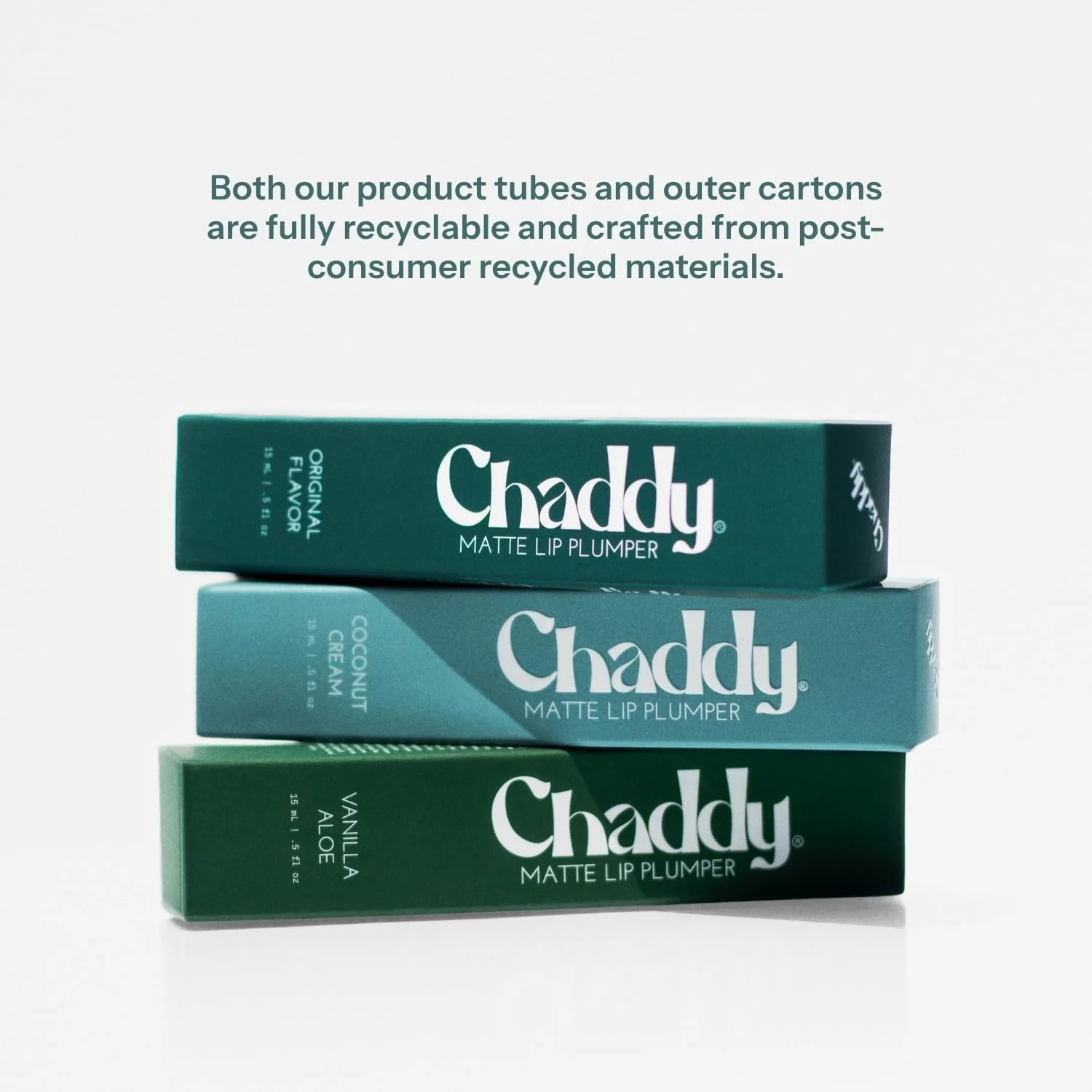Chaddy Matte Lip Plumper - Hydrating Lip Plumper with Hyaluronic Acid | Plumping Lip, Natural Lip Care and Enhancer - 0.5 fl.oz (Coconut Cream) - Image 2
