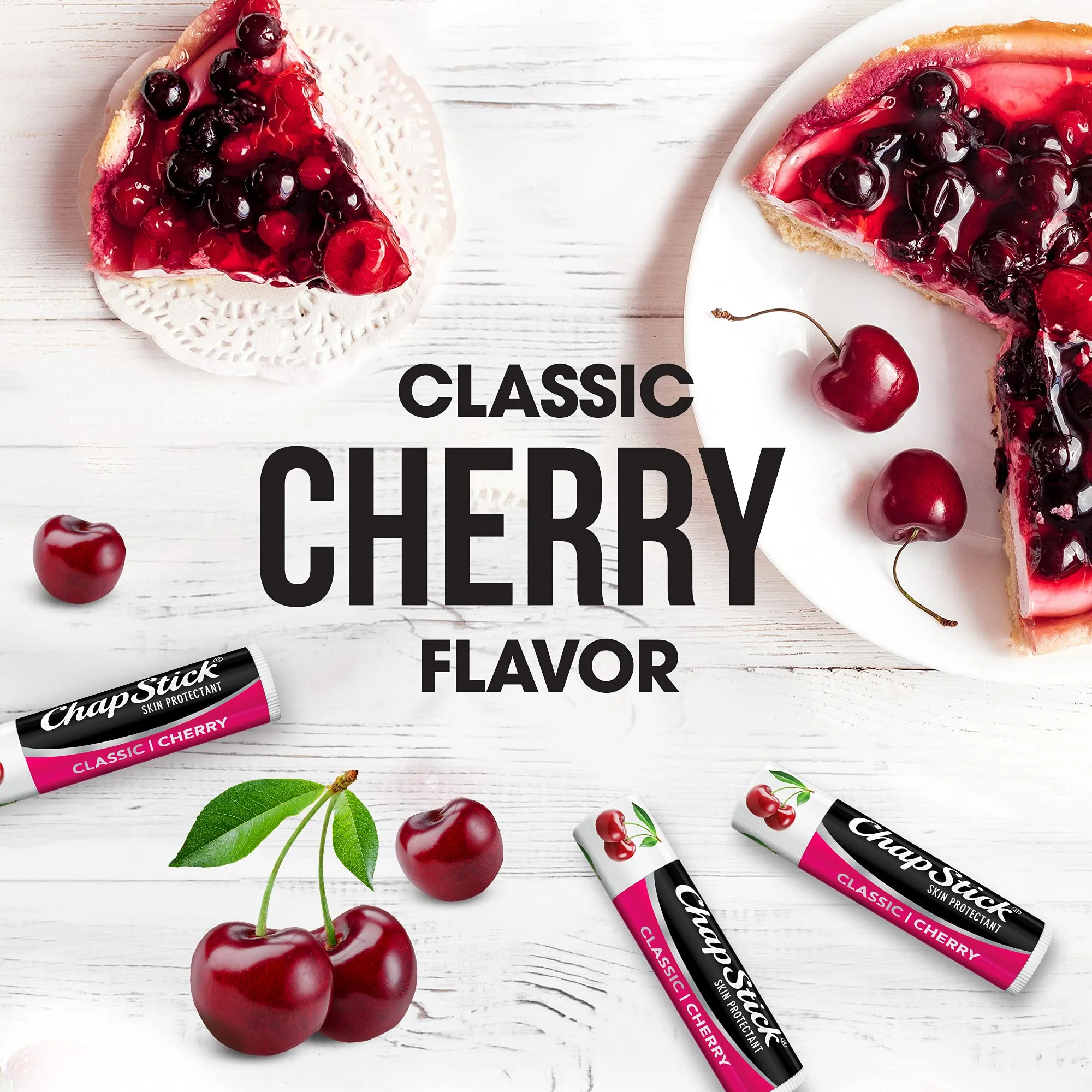 ChapStick Bulk Lip Balm, Classic Cherry 12-Count – Lip Moisturizer for Dry Lips, 0.15 Oz Ea - Image 8