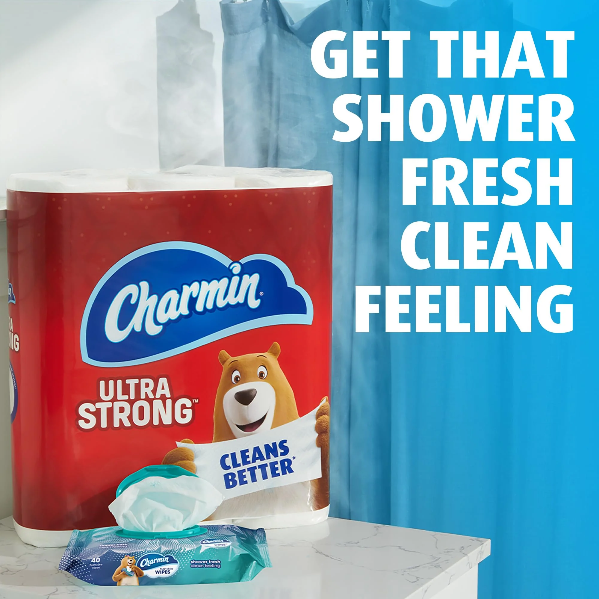 Charmin Flushable Wipes, 160 Total Wipes 40 Count (Pack of 24) - Image 5