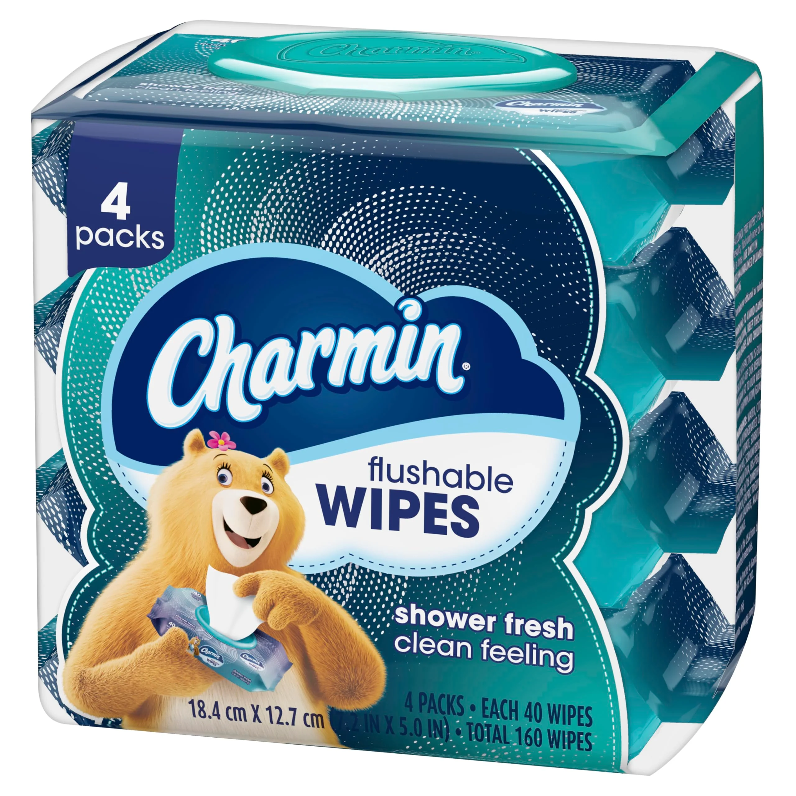 Charmin Flushable Wipes, 160 Total Wipes 40 Count (Pack of 24) - Image 8