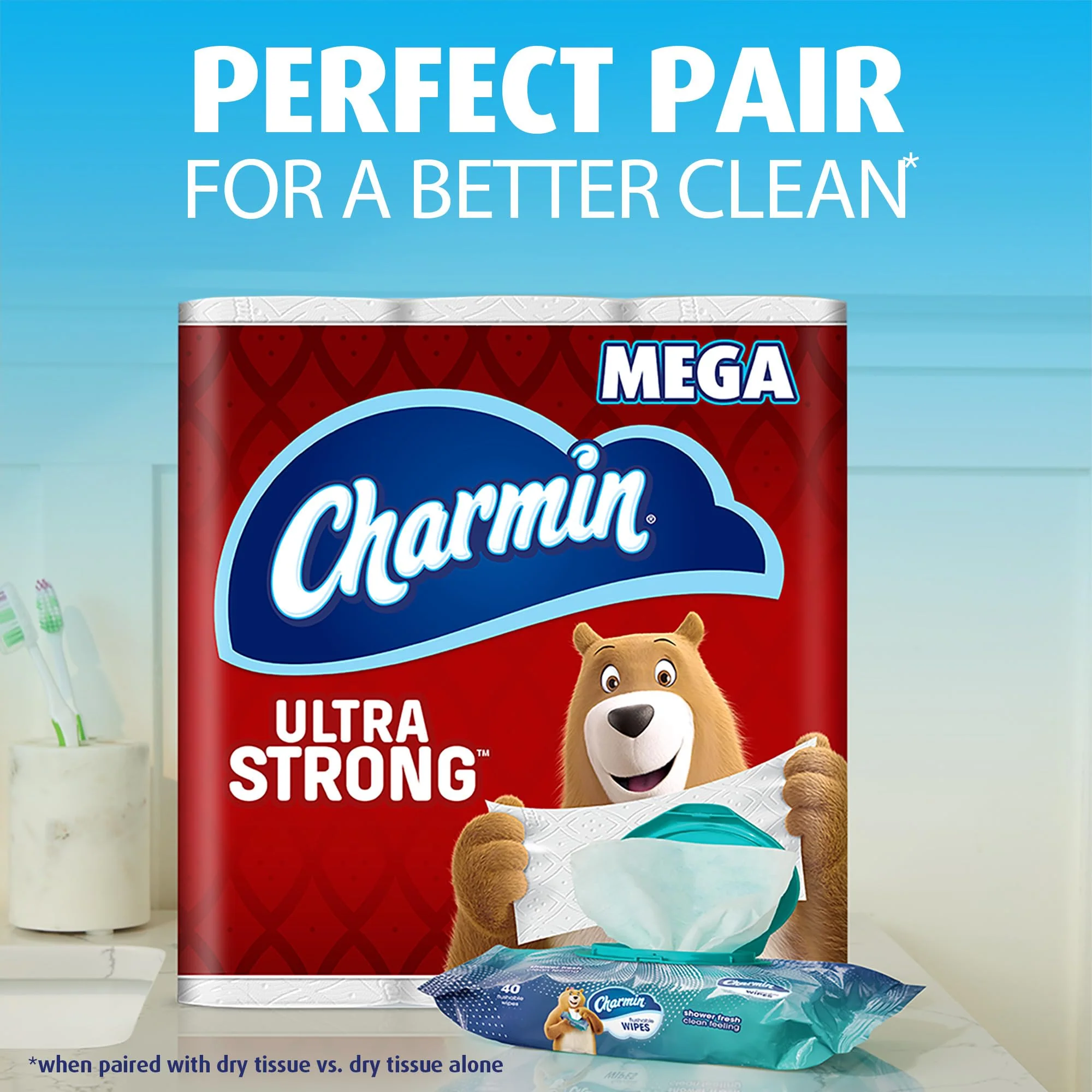 Charmin Flushable Wipes, 960 Total Wipes, 40 Count (Pack of 24) - Image 4