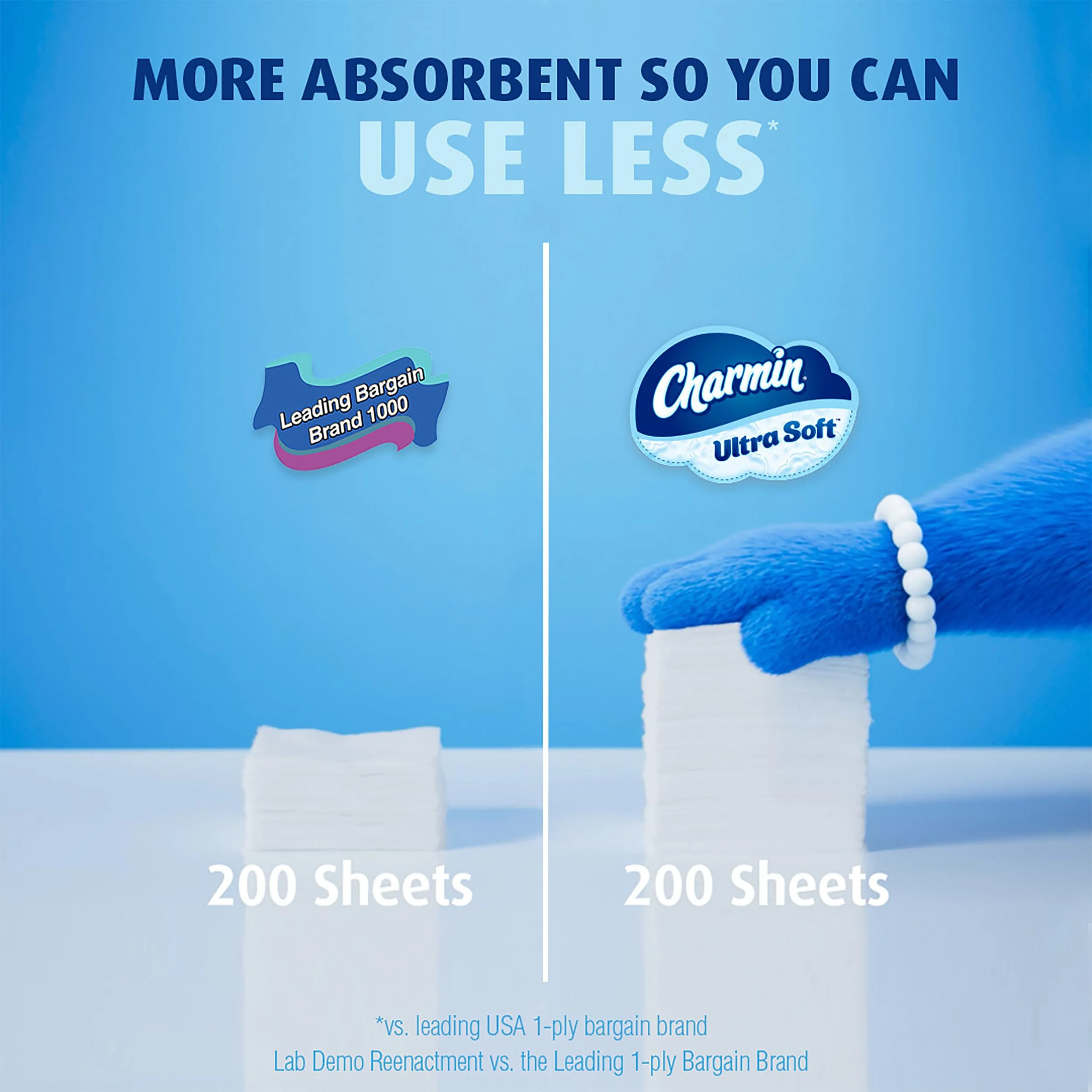 Charmin Ultra Soft Toilet Paper, 18 Mega XL Rolls = 108 Regular Rolls - Image 4