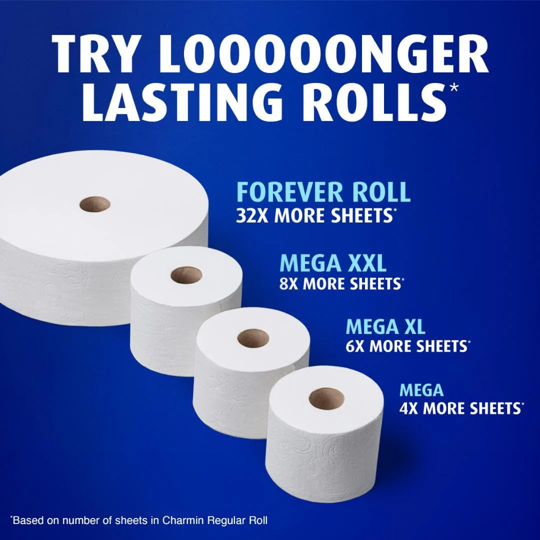 Charmin Ultra Soft Toilet Paper, 6 Mega Rolls = 24 Regular Rolls - Image 7
