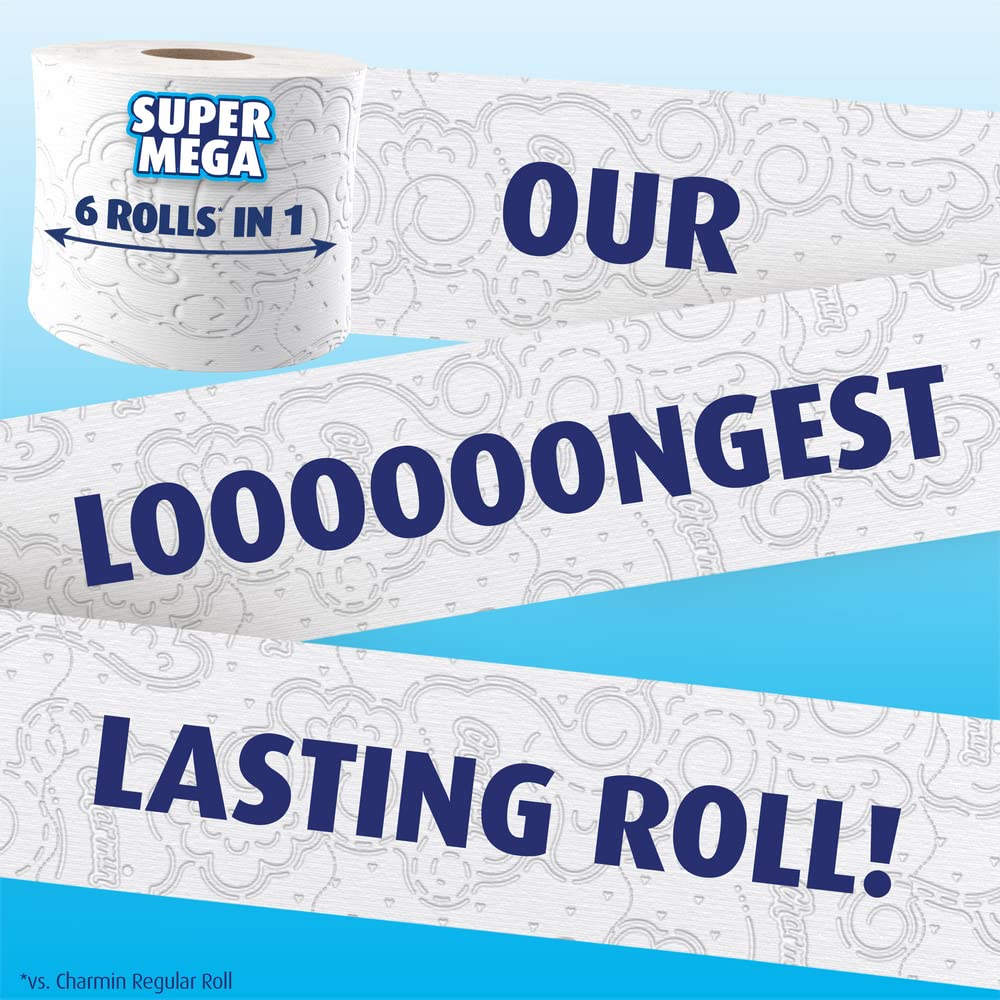 Charmin Ultra Soft Toilet Paper, 6 Super Mega Rolls = 36 Regular Rolls - Image 8