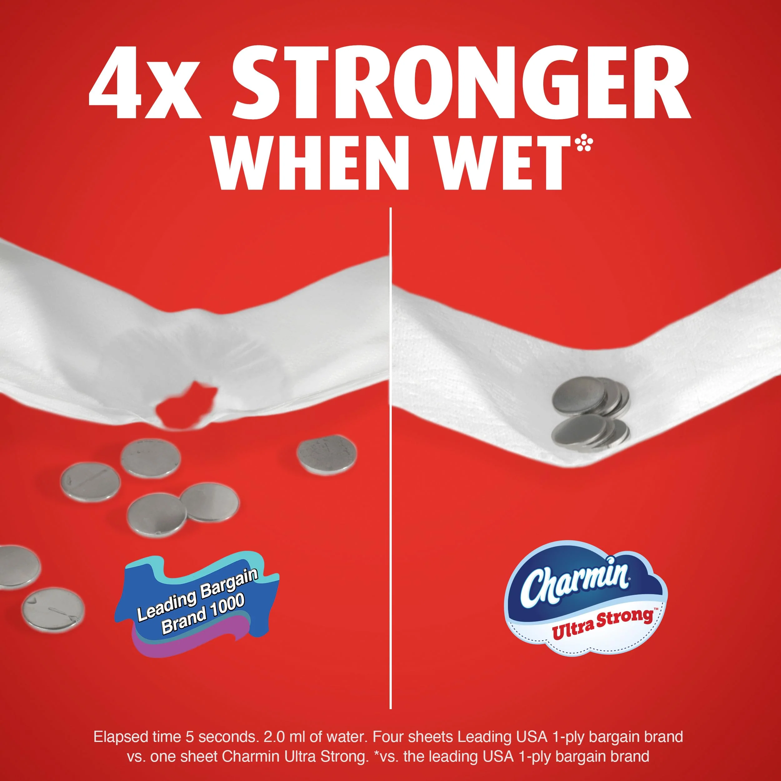 Charmin Ultra Strong Toilet Paper, 18 Mega XL Rolls = 108 Regular Rolls - Image 12