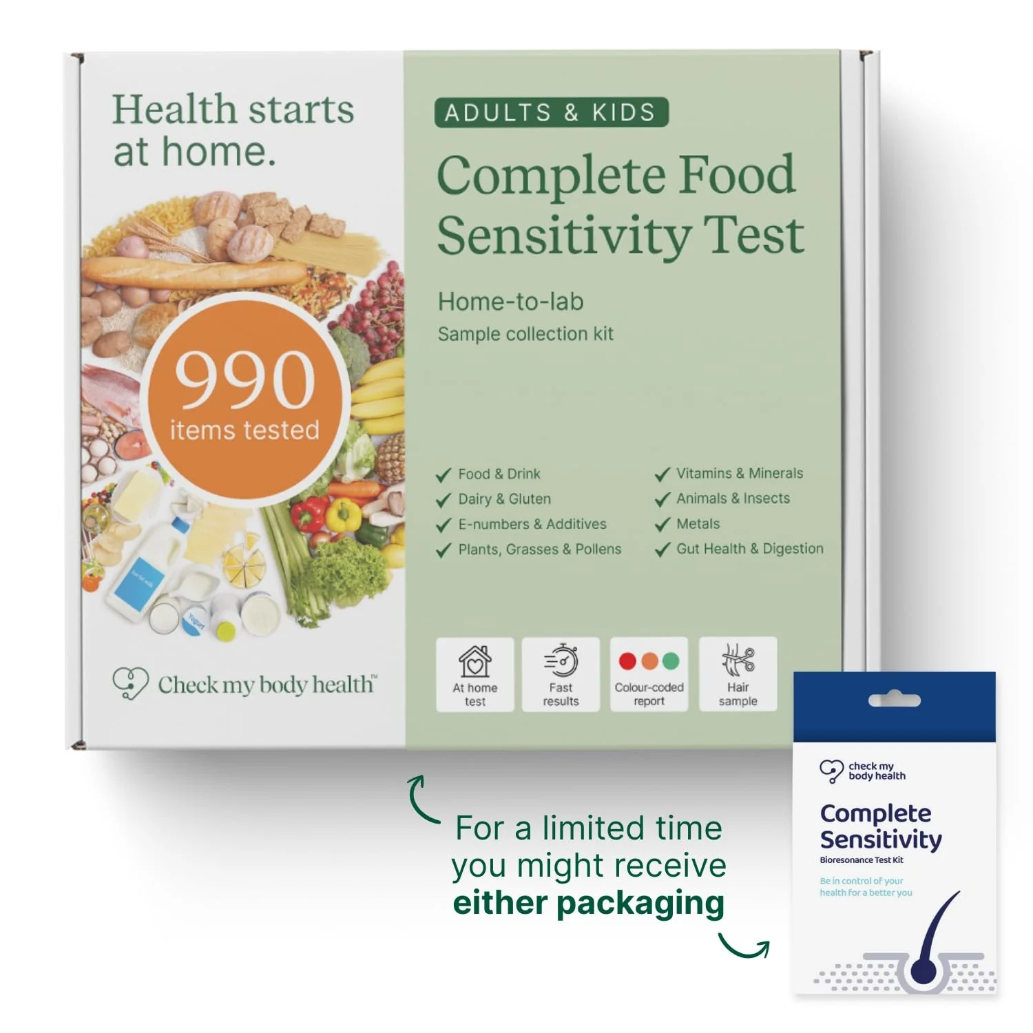 Check My Body Health 990 Items Complete Food Sensitivity Test Kit for Adults and Kids – Non-Invasive Food Intolerance Test Kit – At-Home Hair Sample Bioresonance Testing with Results in 3–5 Days - Image 3