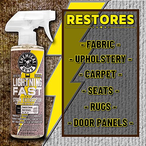 Chemical Guys SPI_191_1602 Lightning Fast Carpet and Upholstery Stain Extractor, (Fabric, Upholstery, & Carpet), Safe for Cars, Home, Office, Furniture & More, 16 fl oz, Fresh Scent (2 Pack) - Image 10