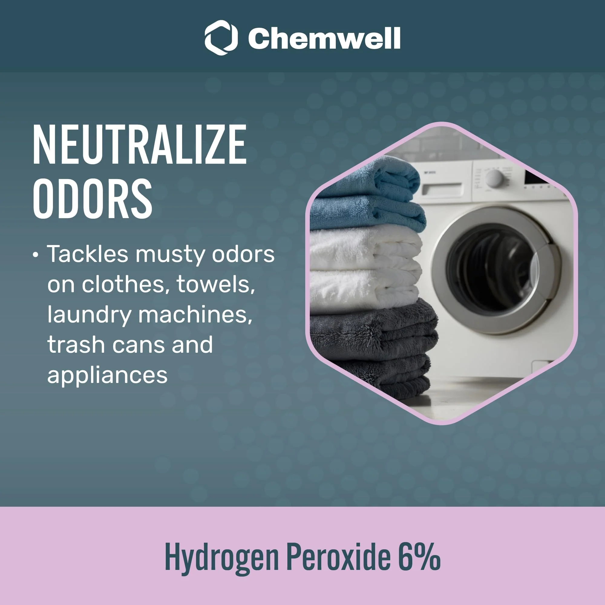 Chemwell 6% Hydrogen Peroxide - 1 Gallon - Multi-Purpose Cleaner for Home, Kitchen, Bath, and Laundry - Made in USA - for Household Use - Image 5