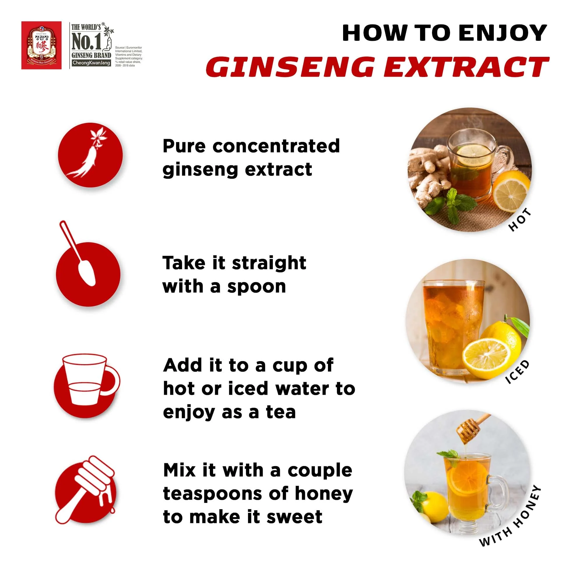 CheongKwanJang 100% Korean Red Ginseng Extract 30G - Image 6