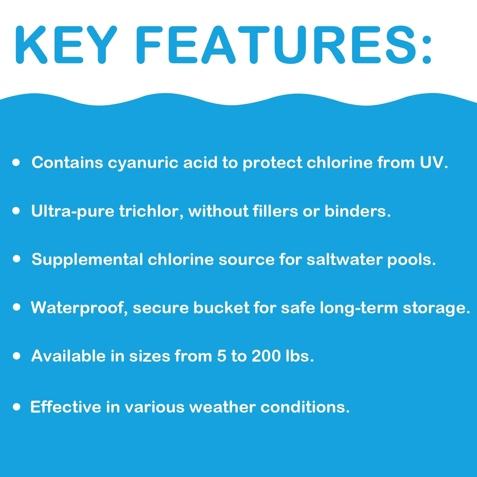 Chlorine Tablets 3 inch 40 Pounds, TABIT Swimming Pool Long Lasting Chlorinating Tablets, Slow Dissolving, Tri-Chlor for Swim Pool, Hot Tubs, Spa - Image 2