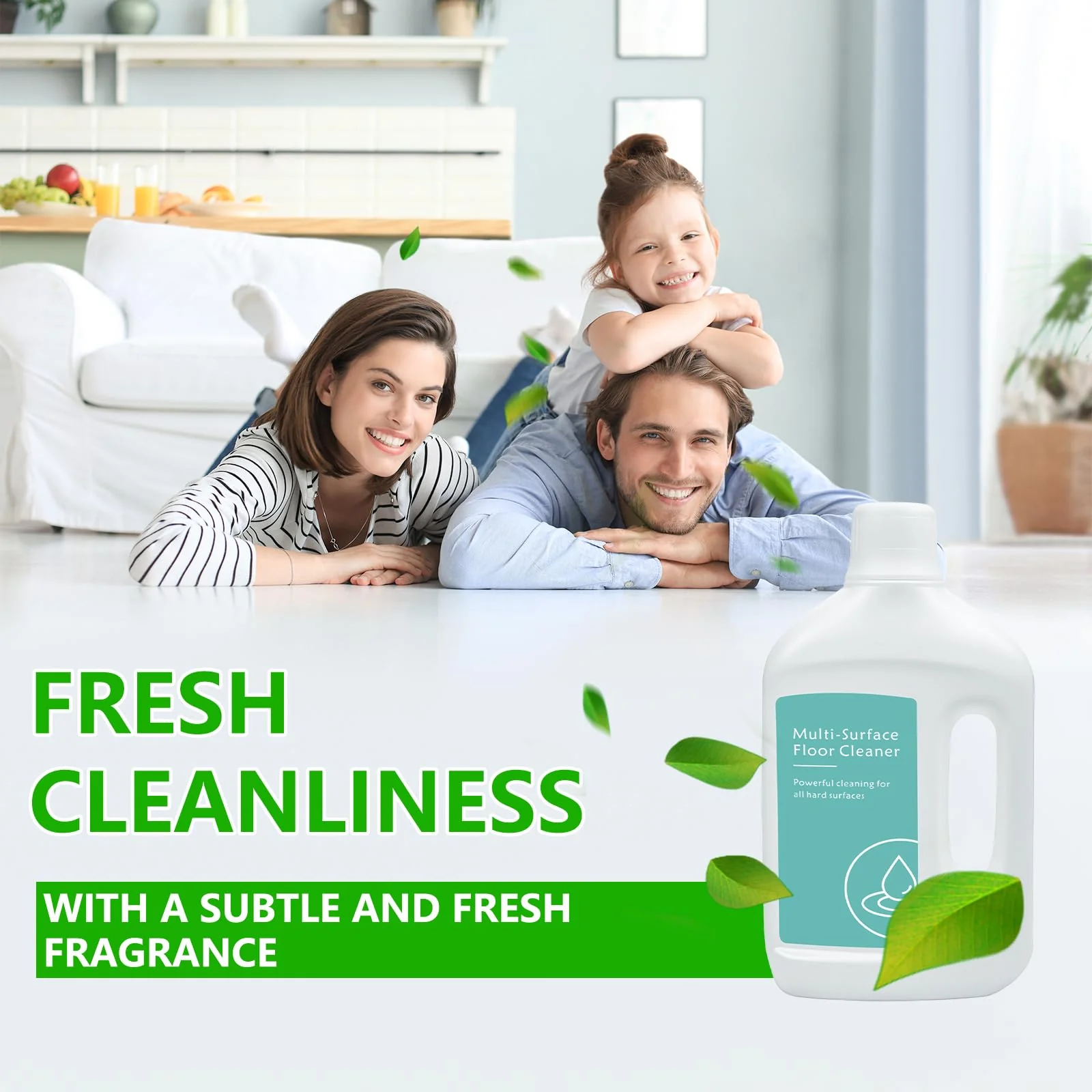Choneight 2 Pack Floor Vacuum Cleaner Detergent Refill for Dreame Cleaning Solution,Compatible with Dreame X Series and L Series Robot Vacuum and Mop. (2 Pack of 33.8 Fl Oz) - Image 2