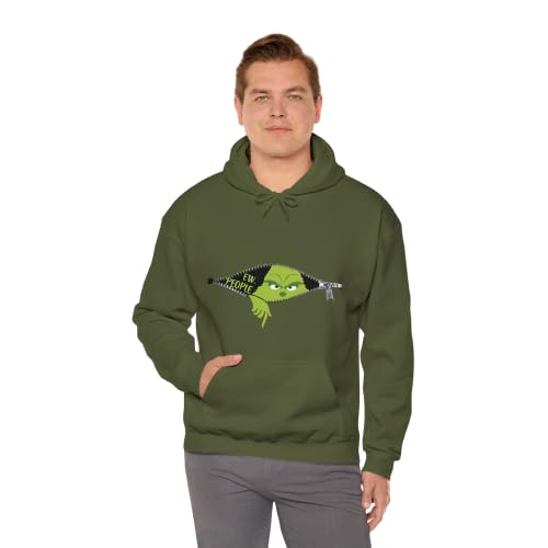 Christmas Ew People Shirt, Christmas The Grnch Hoodie, Grnchmas Ew People Sweatshirt - Image 3