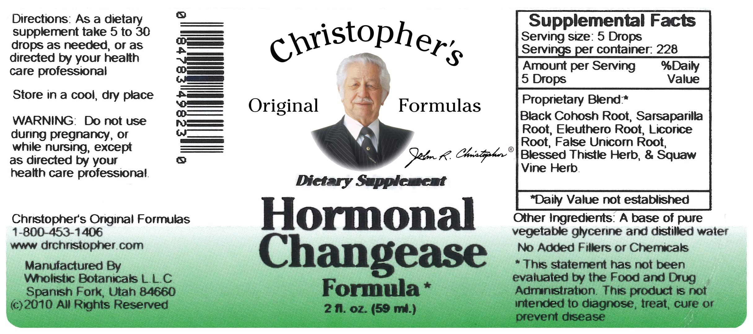 Christopher's Original Formulas Hormonal Changease, 2 fl oz (59 ml) - Image 2