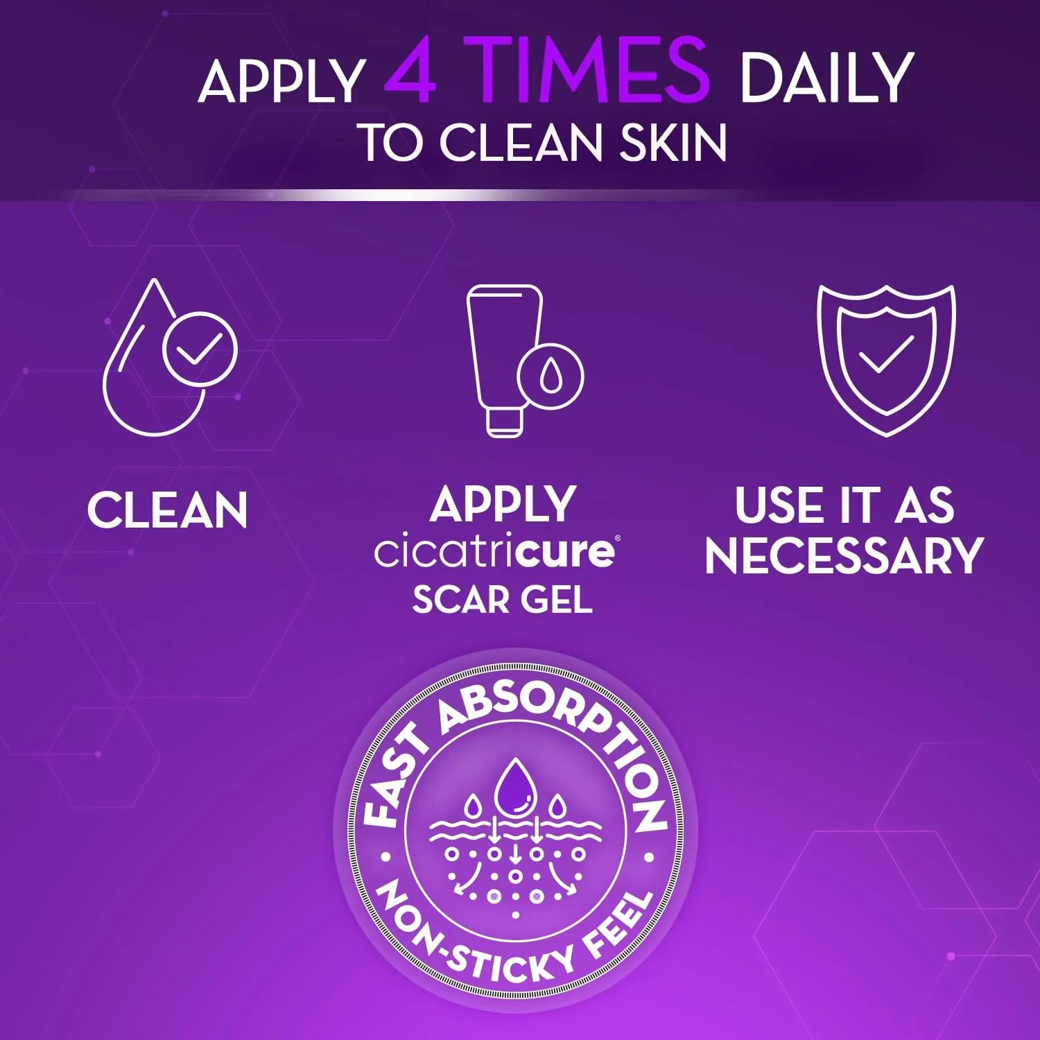 Cicatricure Advanced Scar Gel for Face & Body - Proven Results in 2 Weeks, Scar Treatment for Surgical Scars, Stretch Marks, Scars of Burns and Injuries, Acne Scar Treatment, 1 oz (28 g) - Pack of 3 - Image 7
