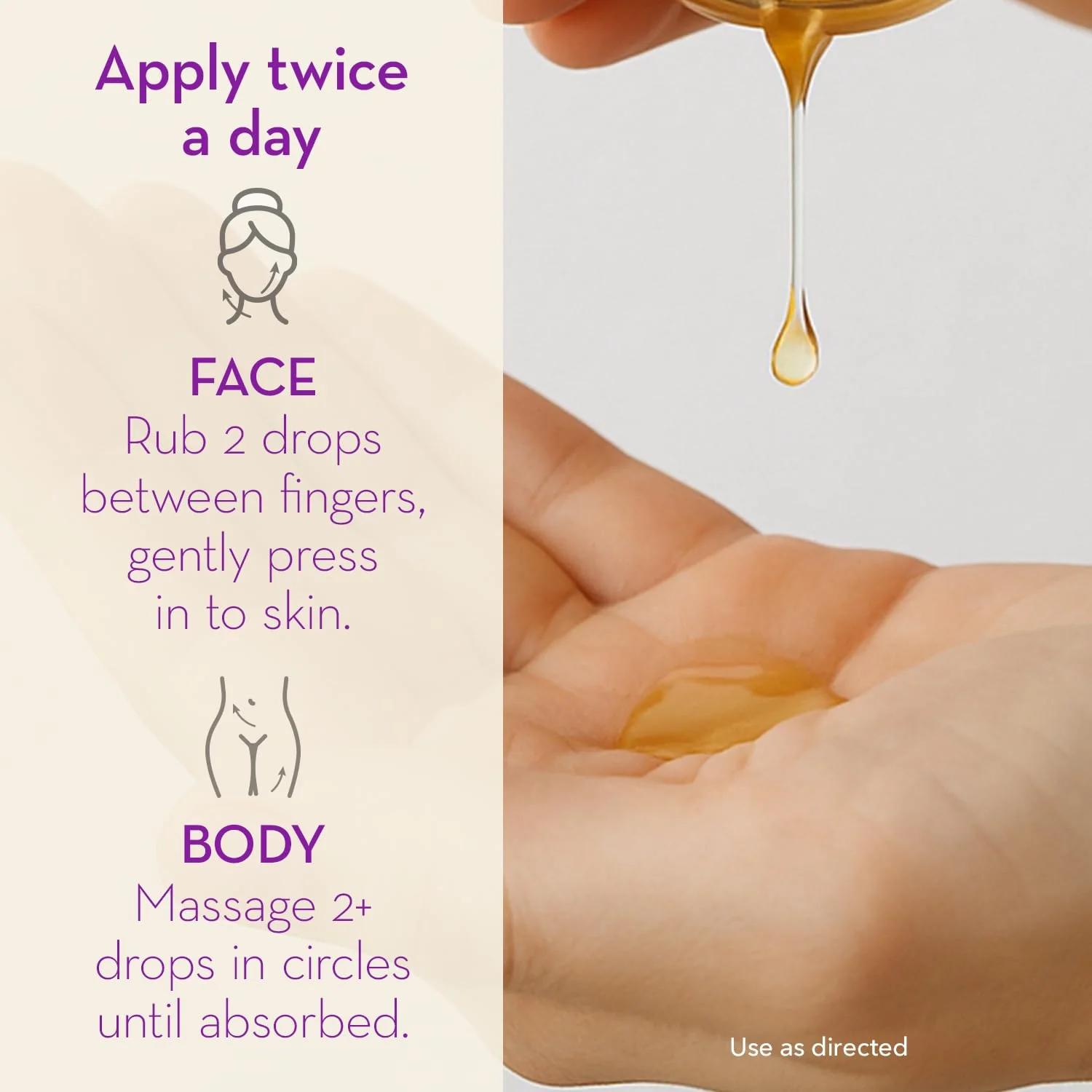 Cicatricure Cica Oil for Stretch Marks & Scars, Visible Results in 4 Weeks, Pregnancy Must-Haves Body Oil with Vitamin E, Stretch Mark Oil, Scar Treatment with Botanical Ingredients, 6.7 fl oz - Image 4