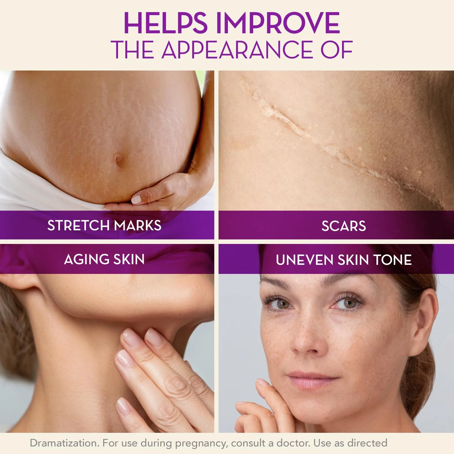 Cicatricure Cica Oil for Stretch Marks & Scars, Visible Results in 4 Weeks, Pregnancy Must-Haves Body Oil with Vitamin E, Stretch Mark Oil, Scar Treatment with Botanical Ingredients, 6.7 fl oz - Image 7