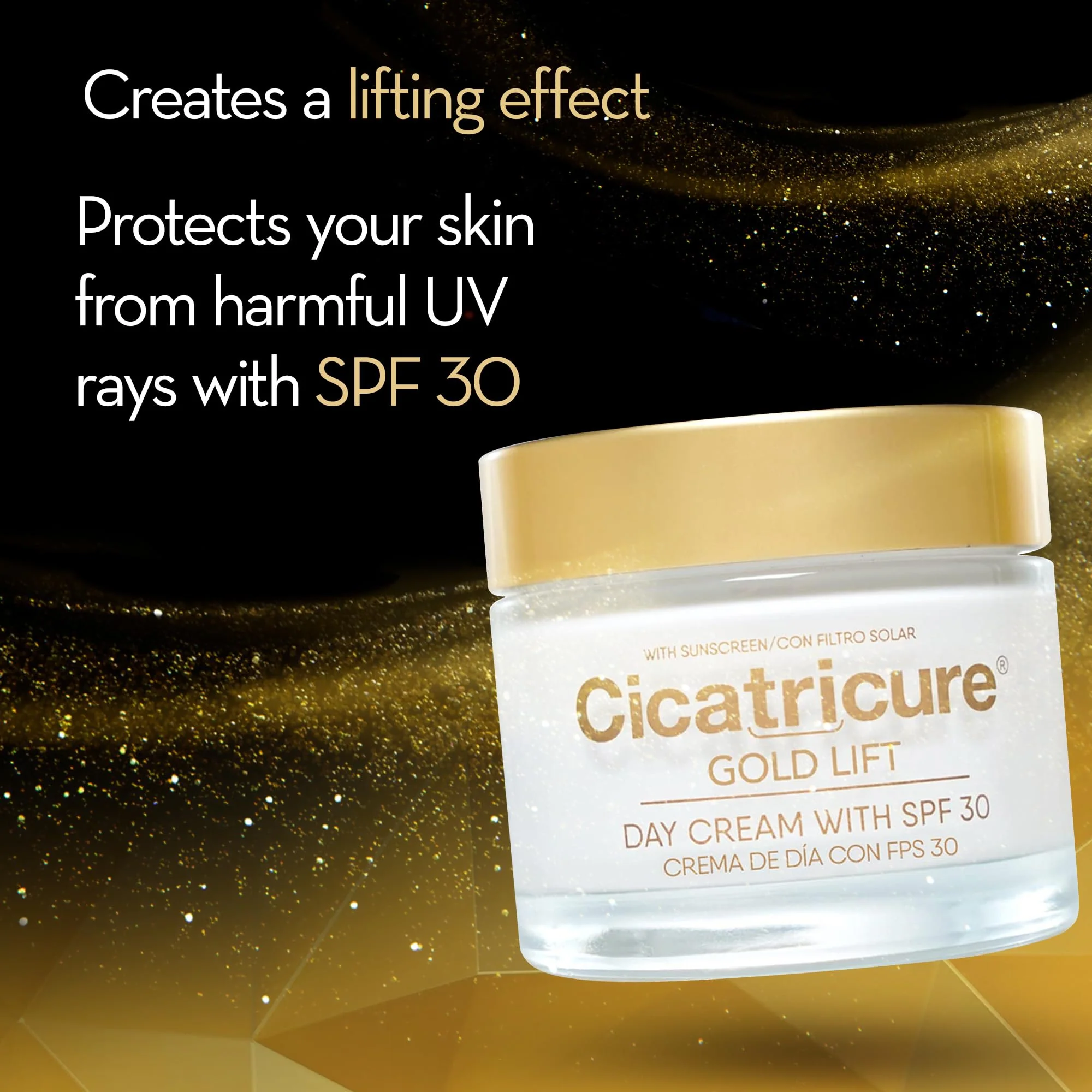 Cicatricure Gold Lift Day Cream, Anti Aging Face Moisturizer with SPF 30, Hydrating Skin Care with Gold, Calcium & Silicon to Lift and Tighten Face Contour 1.7 Ounce - Image 7