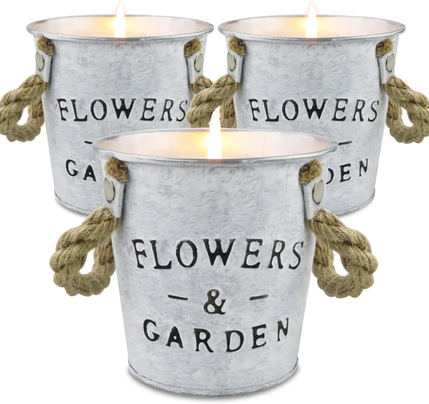 Citronella Candles Outdoor Indoor, 3 Pack 12.5 Oz Large Natural Citronella Oil Soy Wax Outdoor Candles, 150 Hours Long Lasting Highly Scented Candles for Summer Home Garden Patio Balcony - Image 2