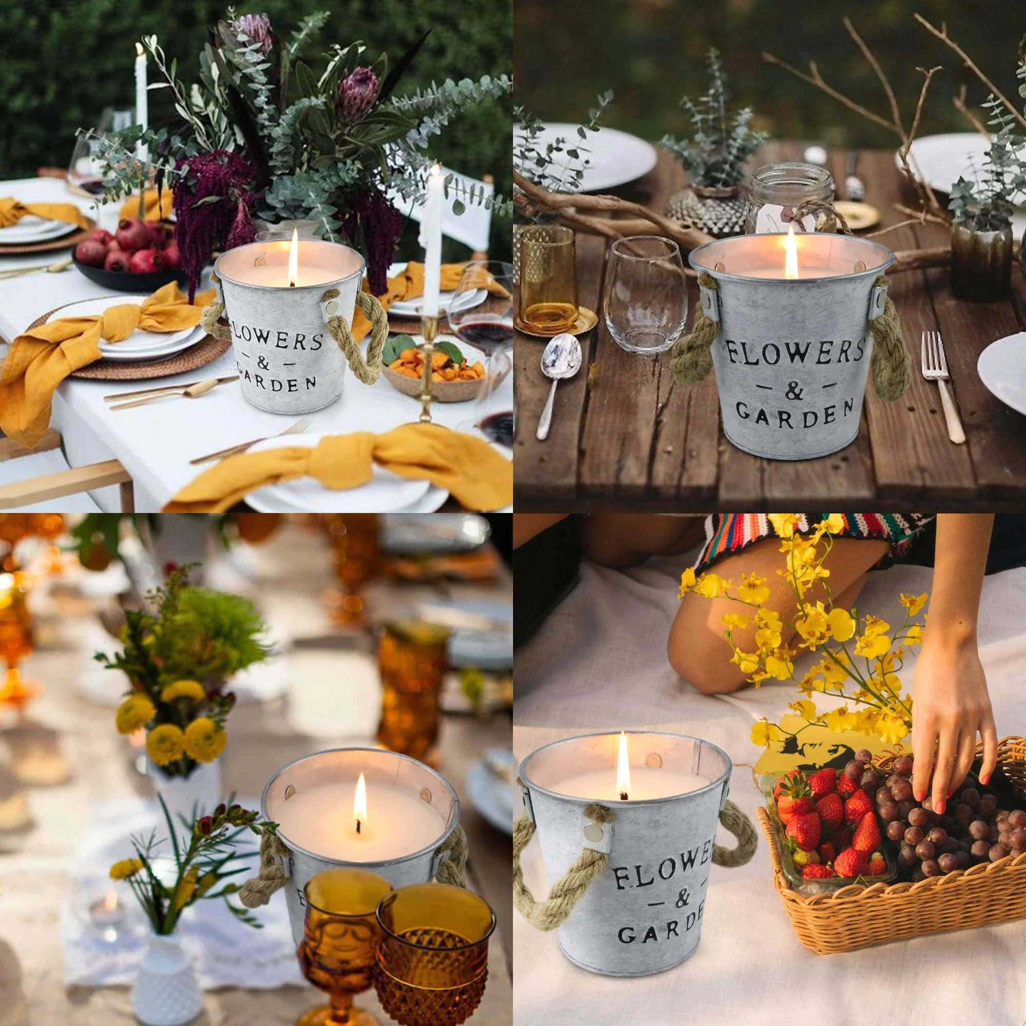 Citronella Candles Outdoor Indoor, 3 Pack 12.5 Oz Large Natural Citronella Oil Soy Wax Outdoor Candles, 150 Hours Long Lasting Highly Scented Candles for Summer Home Garden Patio Balcony - Image 9
