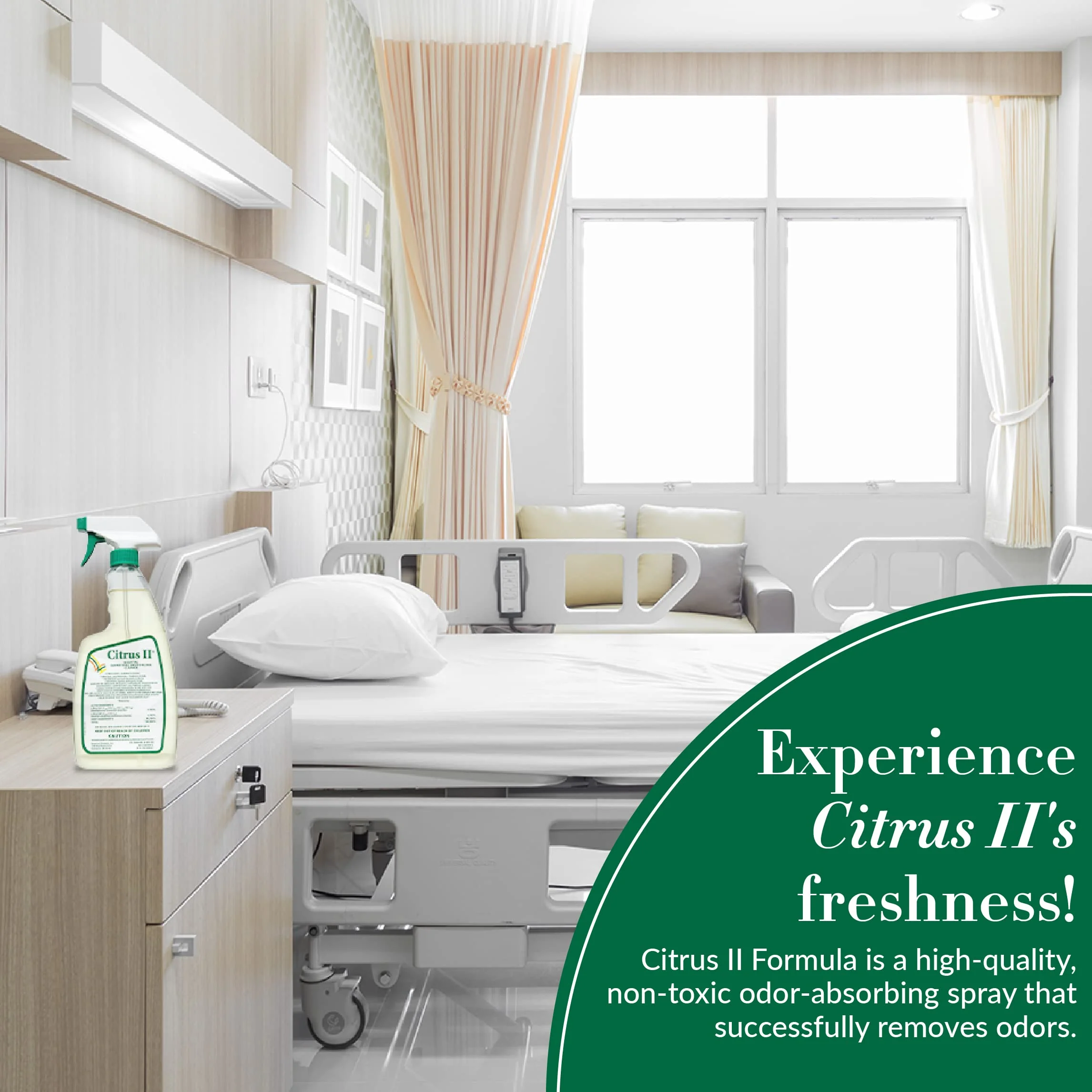 Citrus II Hospital Germicidal Deodorizing Cleaner - Fresh Citrus Scent - Disinfecting Spray Cleaner - 22 Fl Oz - Pack of 3 - Image 4