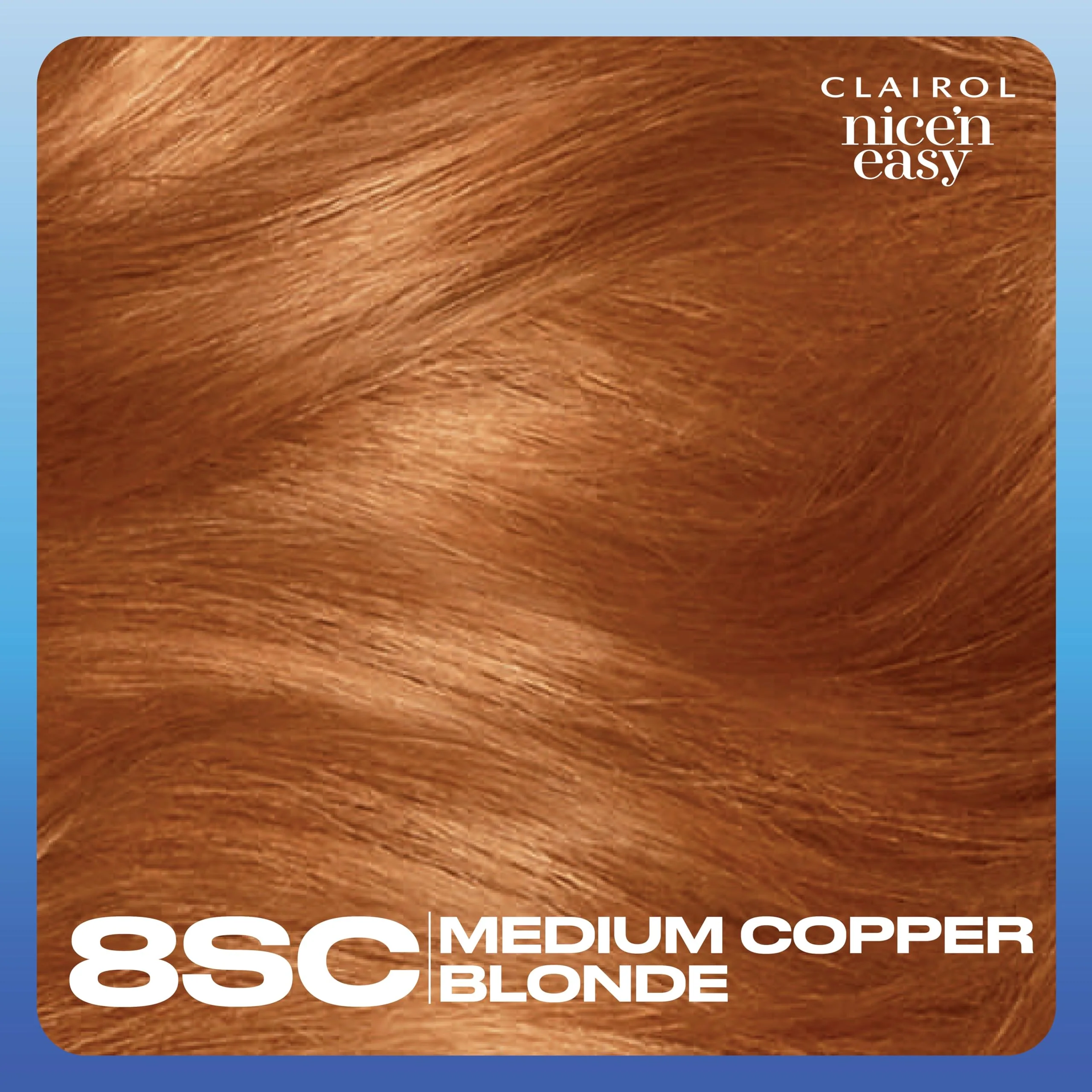 Clairol Nice'n Easy Permanent Hair Dye, 8SC Medium Copper Blonde Hair Color, Pack of 3 - Image 8