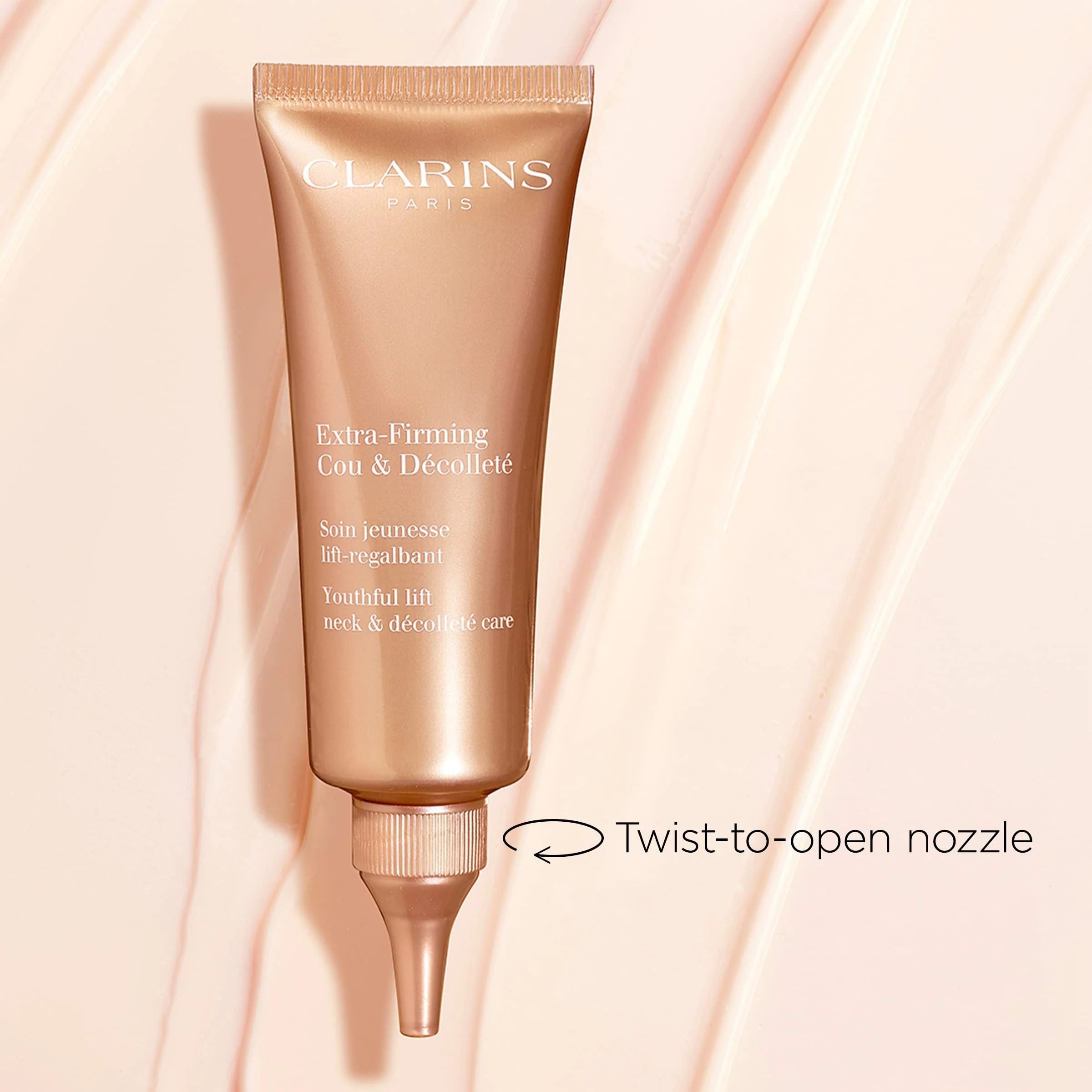 Clarins Extra-Firming Neck and Décolleté Cream | Award-Winning | Anti-Aging Moisturizer | Visibly Firms, Smoothes and Lifts | Minimizes Appearance Of Wrinkles | Targets Dark Spots | 2.5 Ounces - Image 4