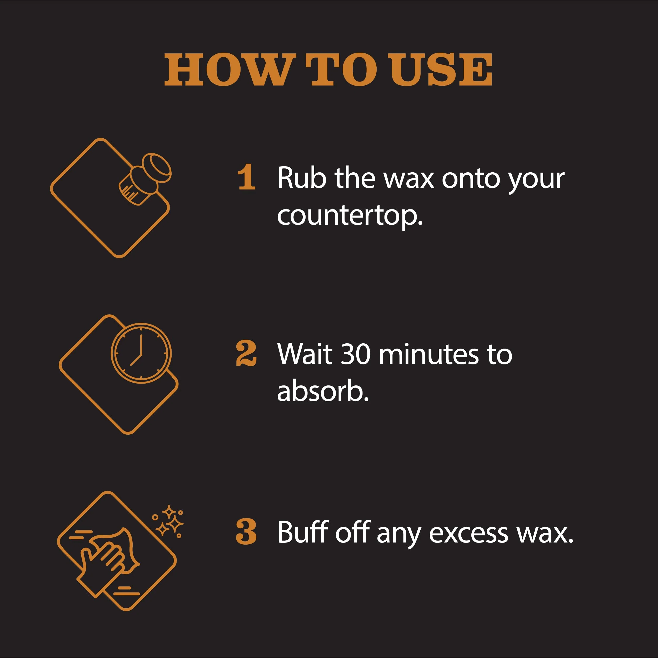 CLARK’S Natural Stone Wax - Seal and Protect Soapstone, Slate and Concrete with Carnauba and Beeswax - Use on Kitchen and Bath Countertops - Enriched with Lemon and Orange Extract, Large 32oz - Image 2