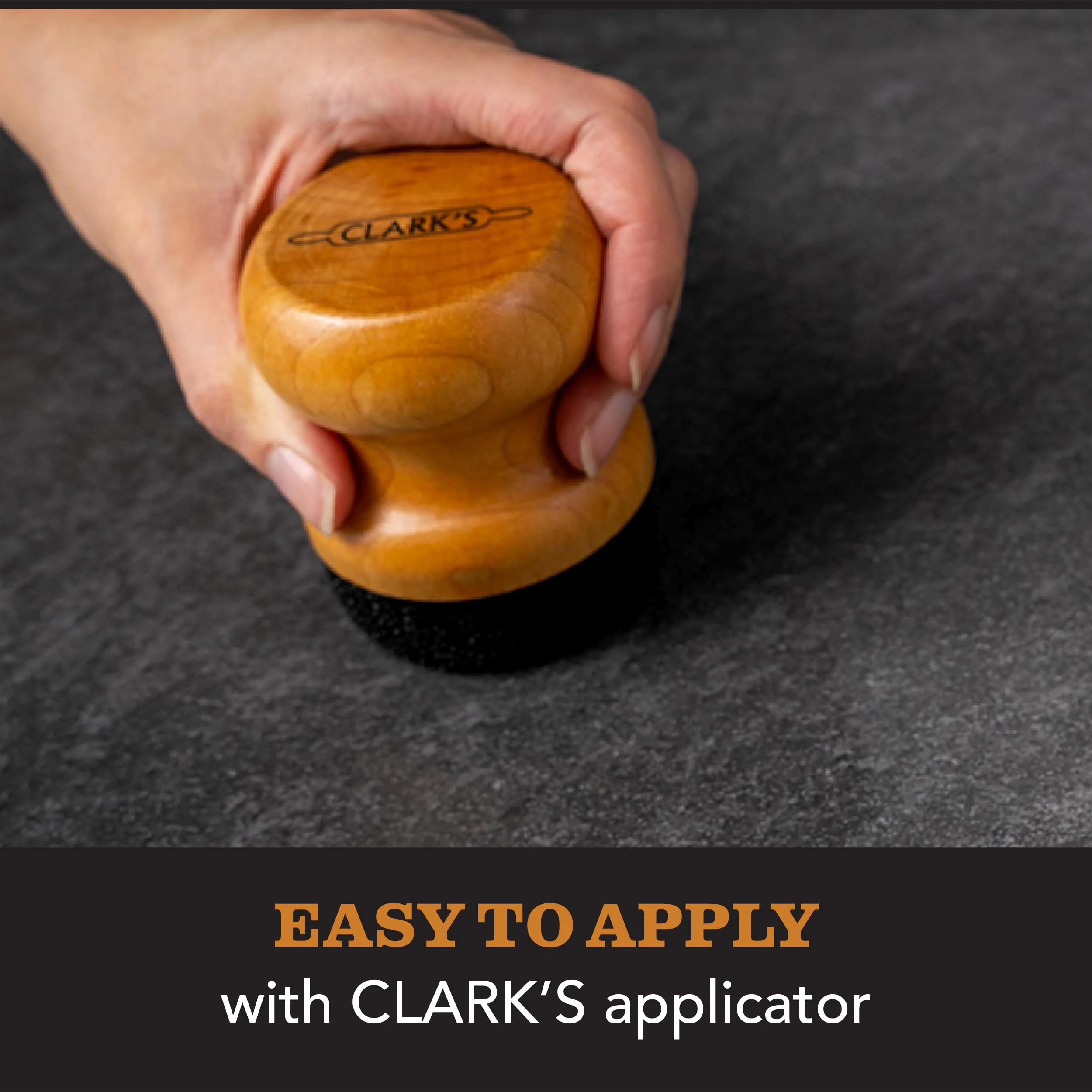 CLARK’S Natural Stone Wax - Seal and Protect Soapstone, Slate and Concrete with Carnauba and Beeswax - Use on Kitchen and Bath Countertops - Enriched with Lemon and Orange Extract, Large 32oz - Image 4