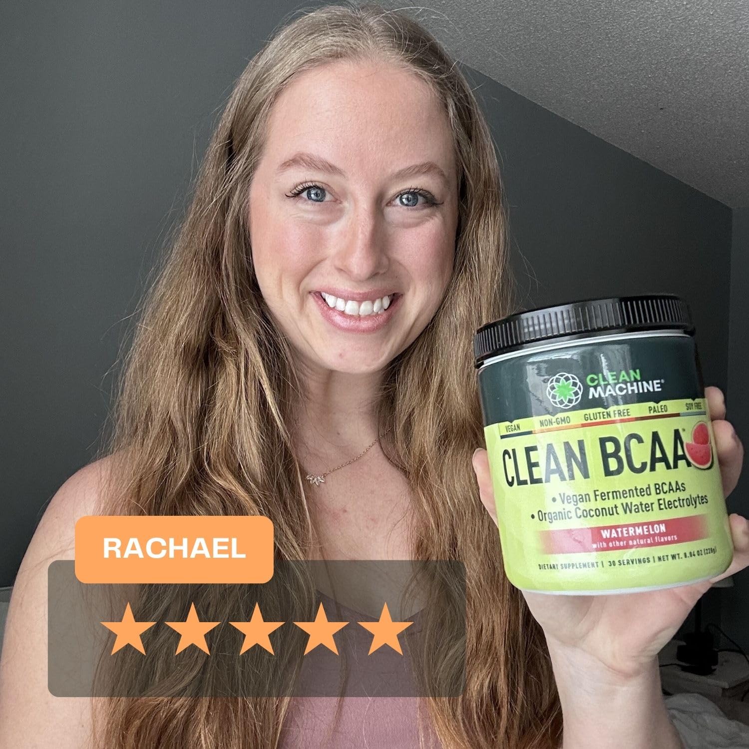 Clean BCAA - 2:1:1 Food Sourced BCAAs Powder & Coconut Water Electrolytes Recovery & Amino Energy Supplement - Award Winning Vegan Amino Acid Supplement - 30 Servings - Watermelon - Image 7