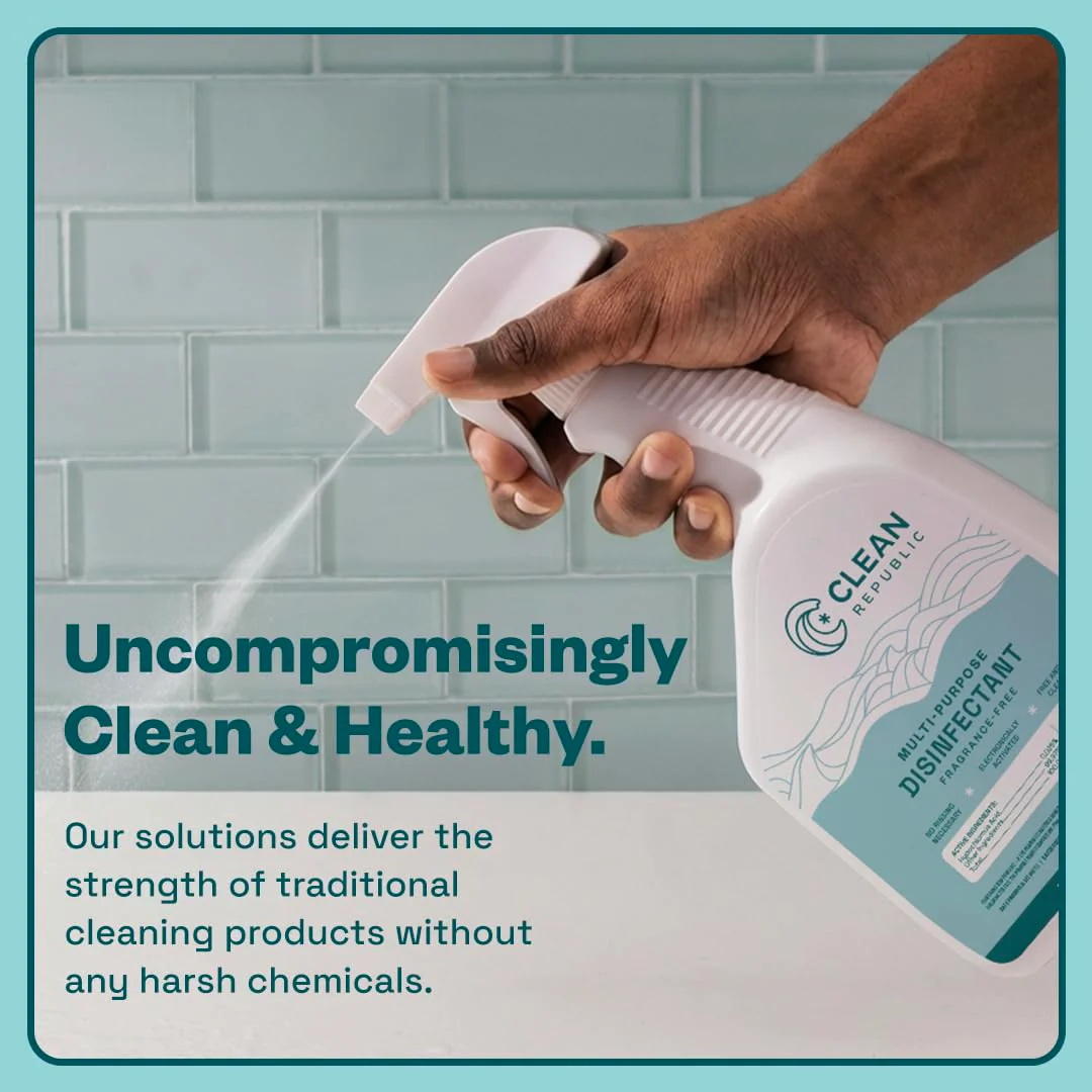 Clean Republic Multi-Purpose Disinfectant, Cleaning Spray, 32 Fluid Ounce Bottle, 2-Pack - Image 3