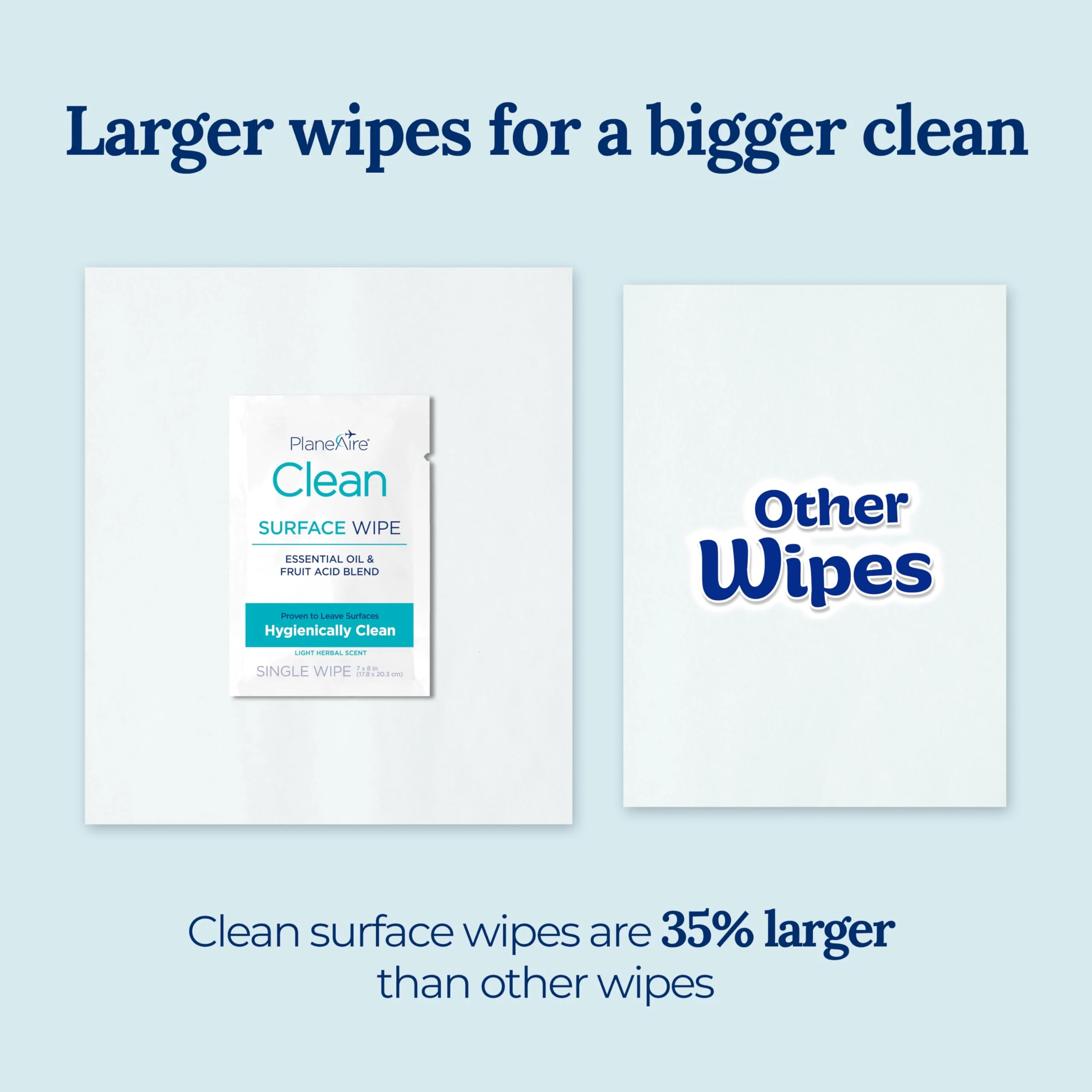 Clean Wipes | Surface Cleaning Wipes | Individually Wrapped Travel Wipes | All Purpose Cleaning Wipes | Airplane Travel Essentials | Travel Cleaning Supplies | On the Go | Essential Oils | 4 Pack - Image 3