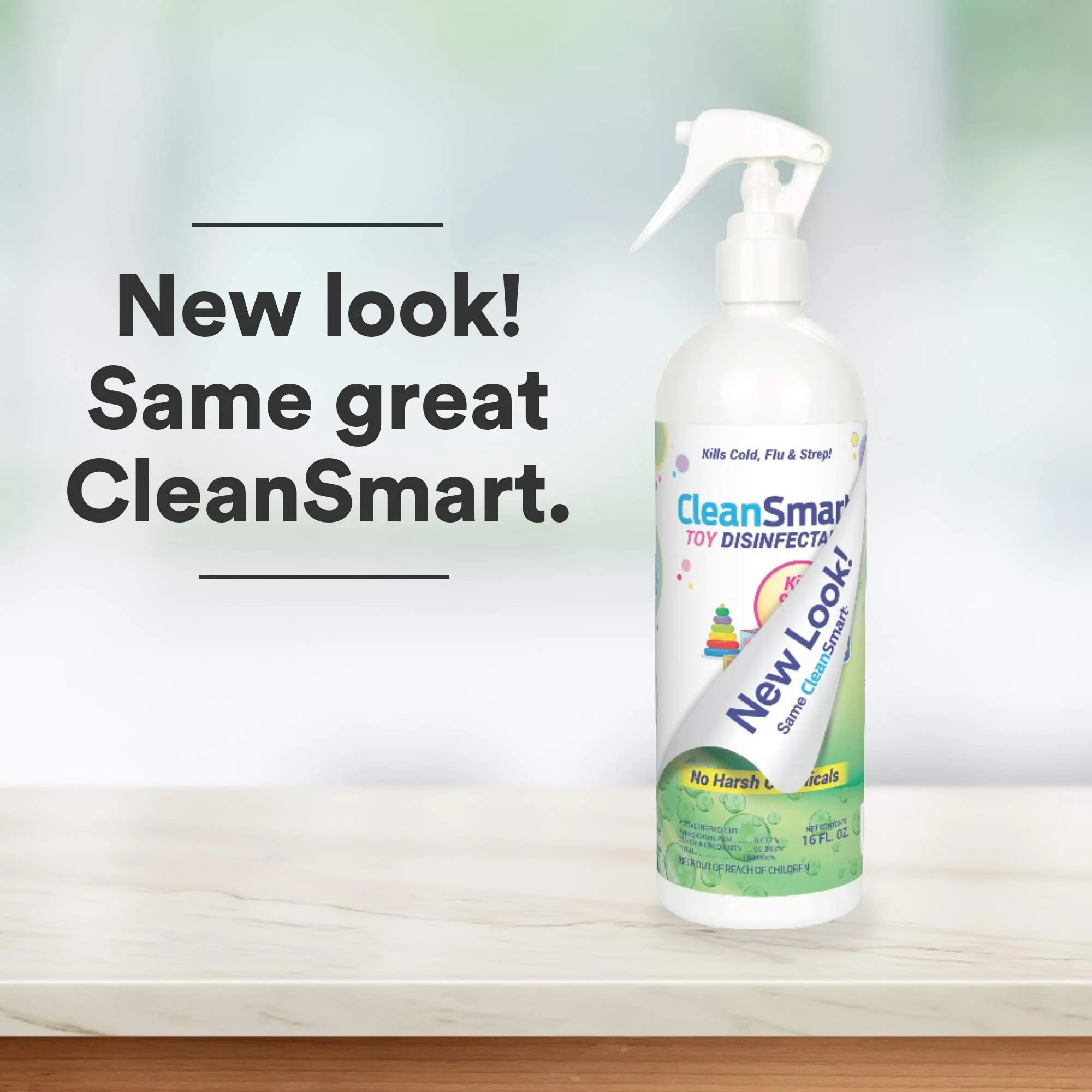 CleanSmart Toy Disinfectant Spray Kills 99.9% of Viruses and Bacteria, Rinse Free, 16 oz Bottle, (Pack of 2) - Image 7