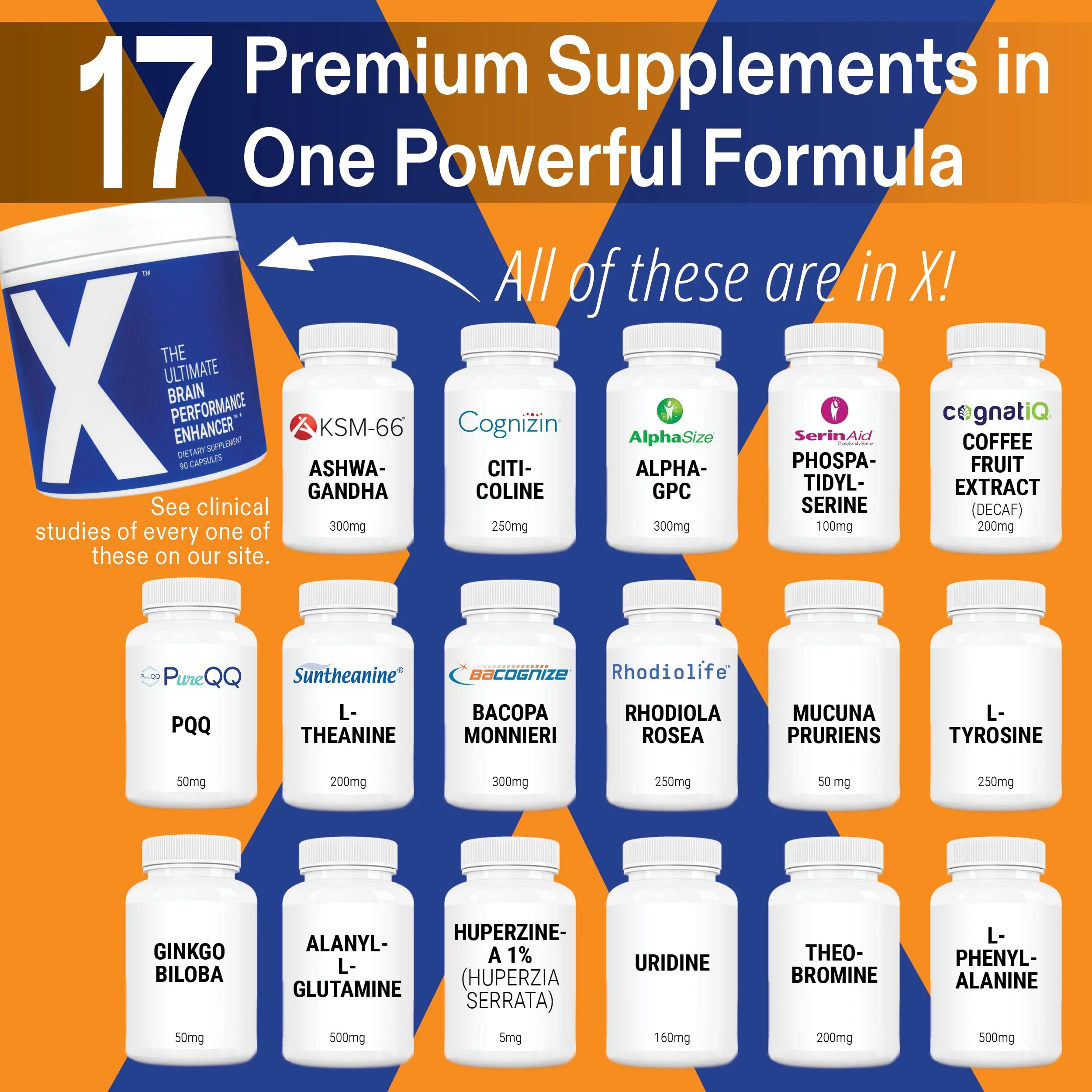 Clear Brain Fog & Focus for Deep Work | X – Science-Backed Brain Performance Supplement - Image 4