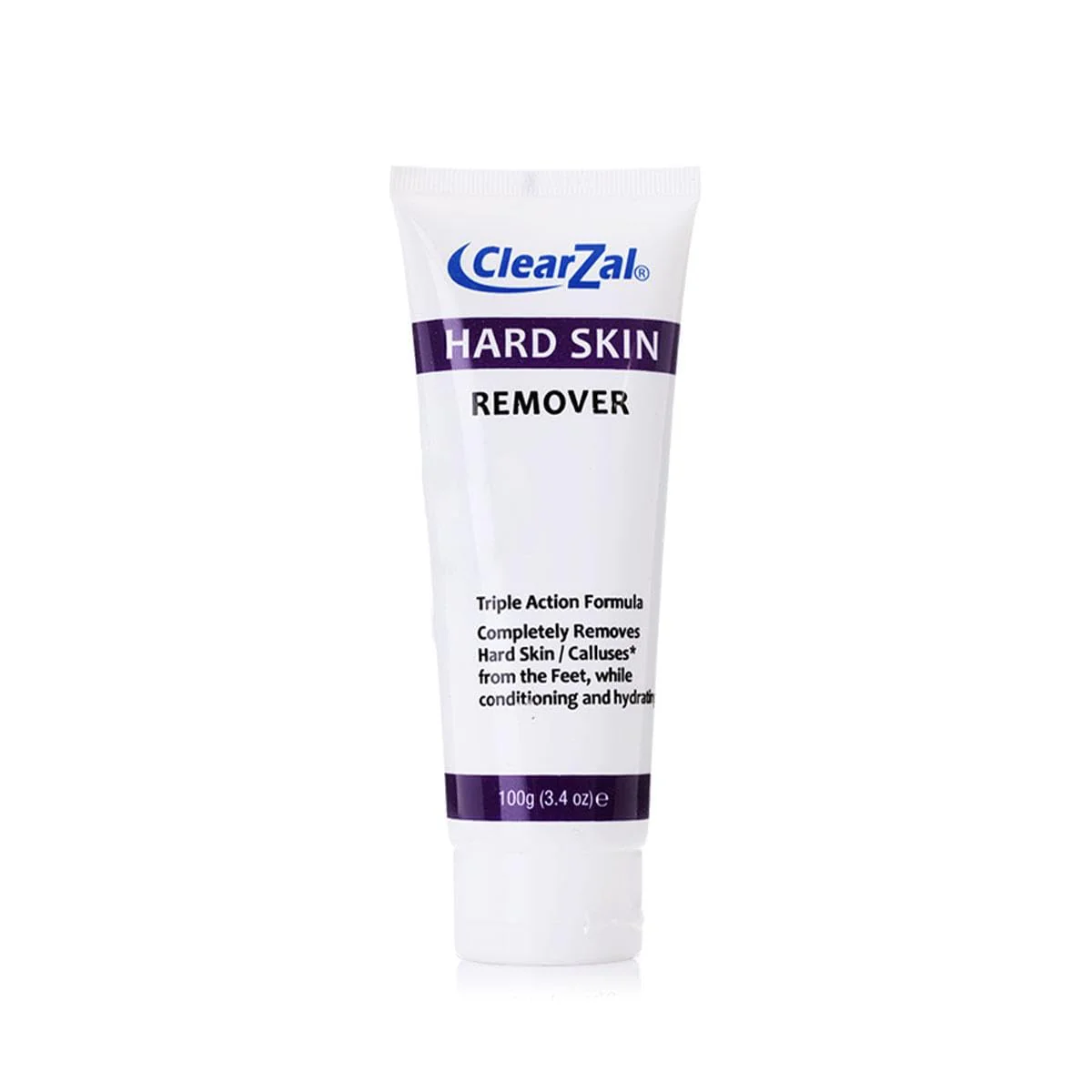 Clearzal Foot Cream For Hard Skin, Helps Calluses and Corn Removal While Leaving Soft Smooth Skin, Hydrating and Conditioning Triple Action Formula With Aloe Vera, 3.4 Ounce Tube - Image 2