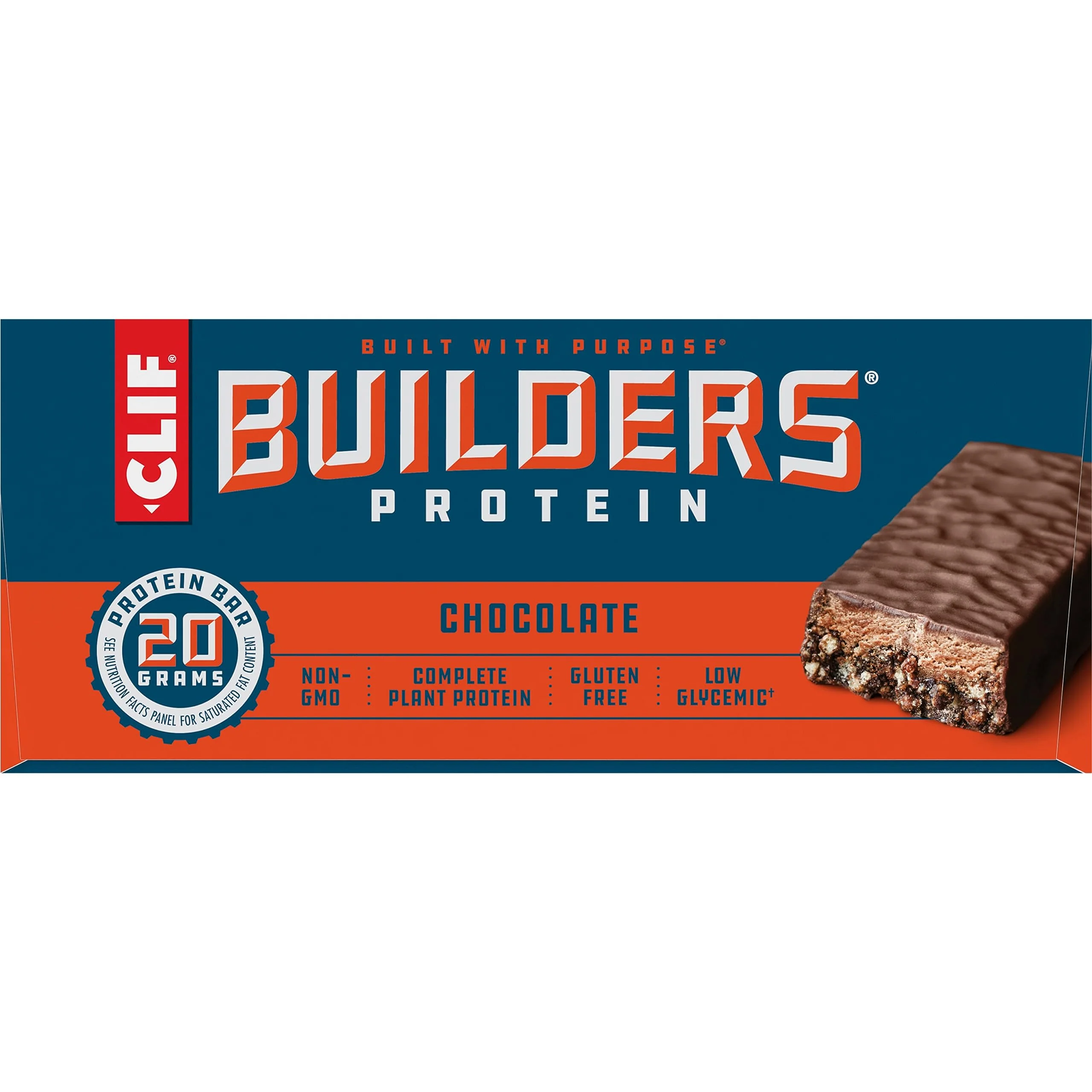 CLIF Builders - Chocolate Flavor - Protein Bars - Gluten-Free - Non-GMO - Low Glycemic - 20g Protein - 2.4 oz. (12 Count) (Pack of 2) - Image 9