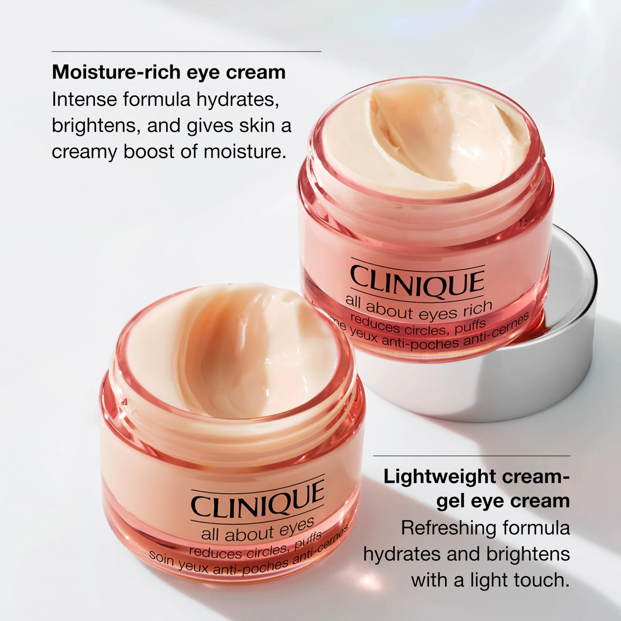 Clinique All About Eyes Lightweight Eye Cream With Vitamin C | Hydrating, Brightening, Depuffing + Dark Circle Reducing, 1 Ounce - Image 4
