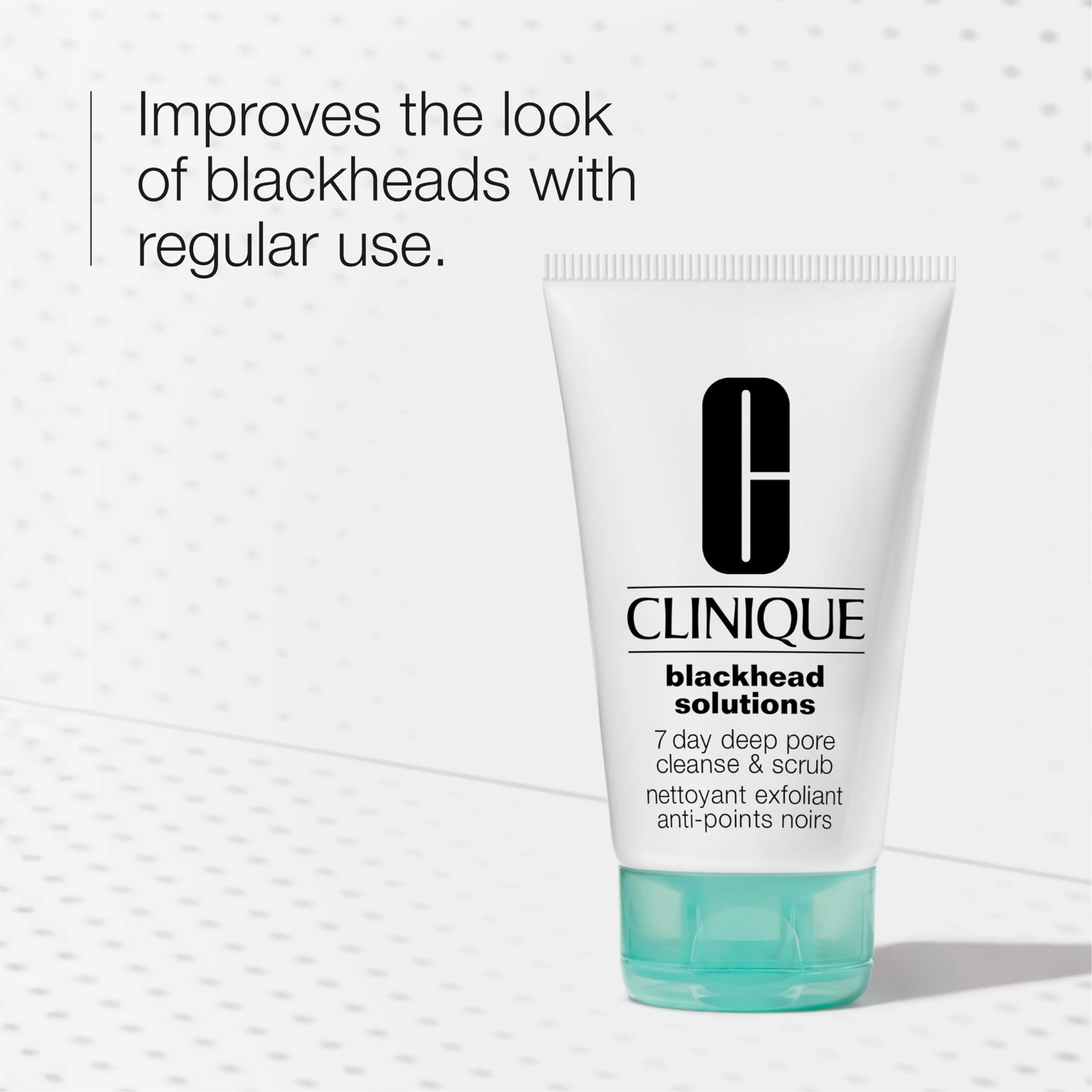 Clinique Blackhead Solutions 7 Day Deep Pore Cleanse & Scrub, Daily Face Cleanser Facial Scrub With Salicylic Acid + Vitamin E For All Skin Types, 4.2 Fl Oz - Image 6